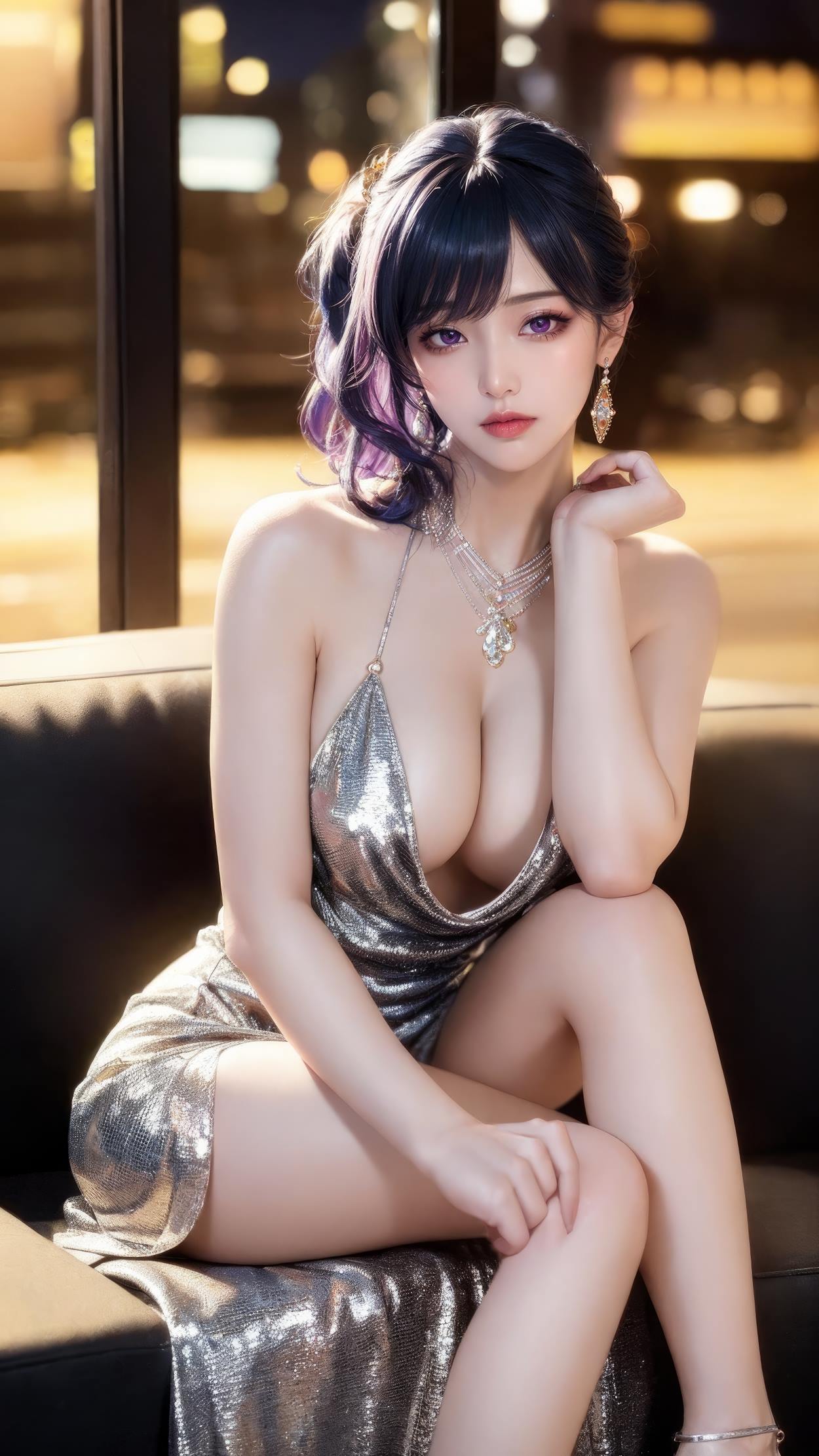 图片[18]-AI绘画 602 夜店小短裙[45P] – 速更版-美库