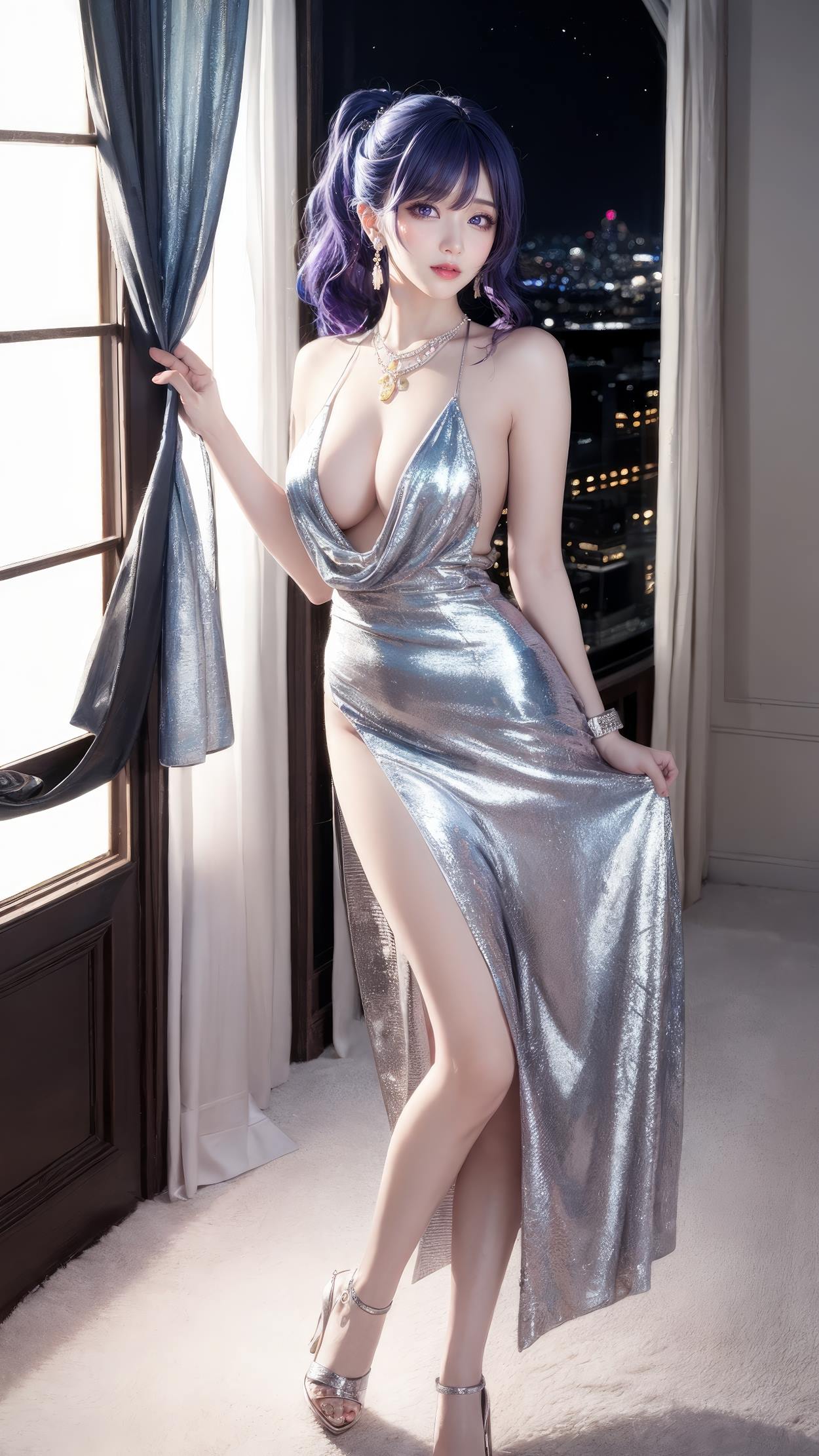 图片[46]-AI绘画 602 夜店小短裙[45P] – 速更版-美库