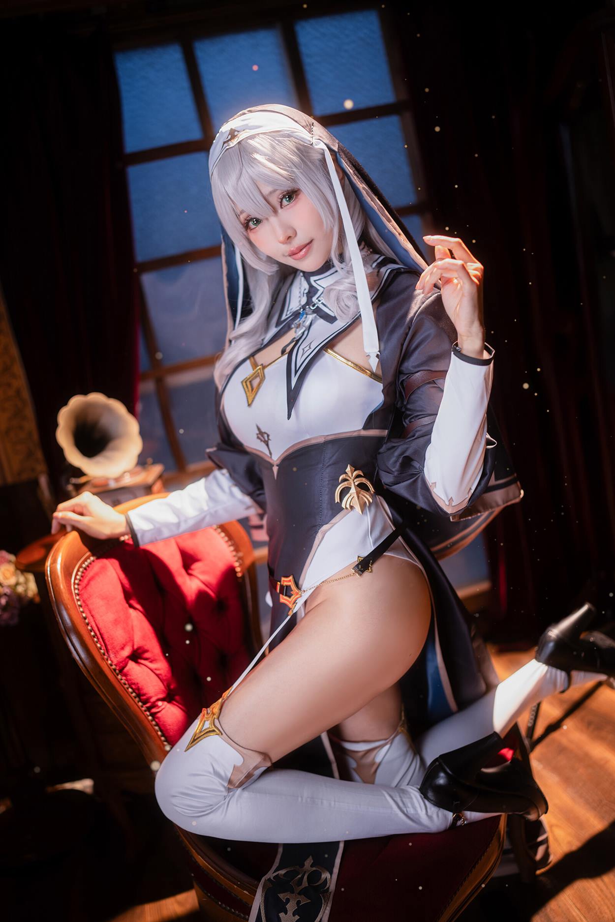 图片[14]-Ely_eee(ElyEE子)  – Shirogane noel~Nun[24P] – 速更版-美库