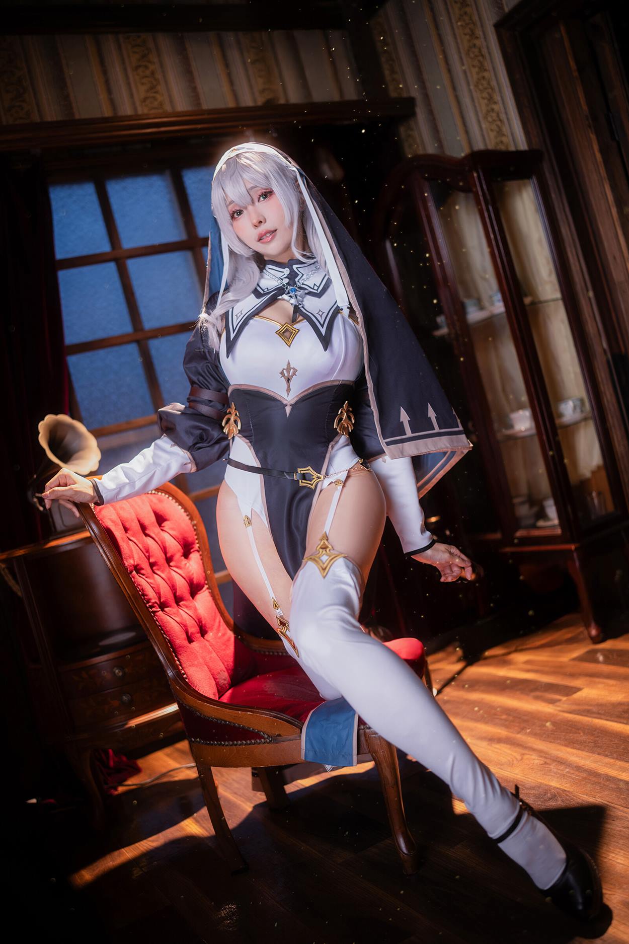 图片[15]-Ely_eee(ElyEE子)  – Shirogane noel~Nun[24P] – 速更版-美库