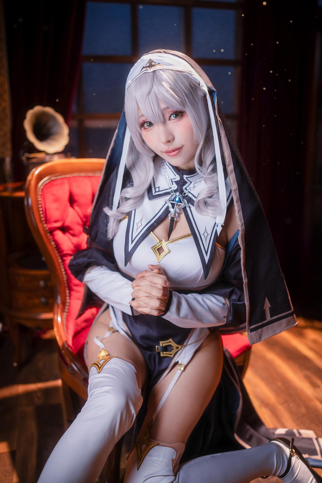 图片[17]-Ely_eee(ElyEE子)  – Shirogane noel~Nun[24P] – 速更版-美库