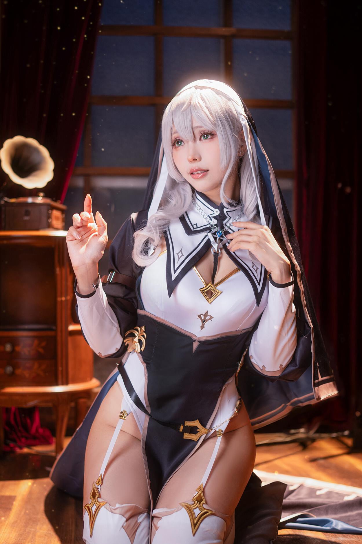 图片[19]-Ely_eee(ElyEE子)  – Shirogane noel~Nun[24P] – 速更版-美库