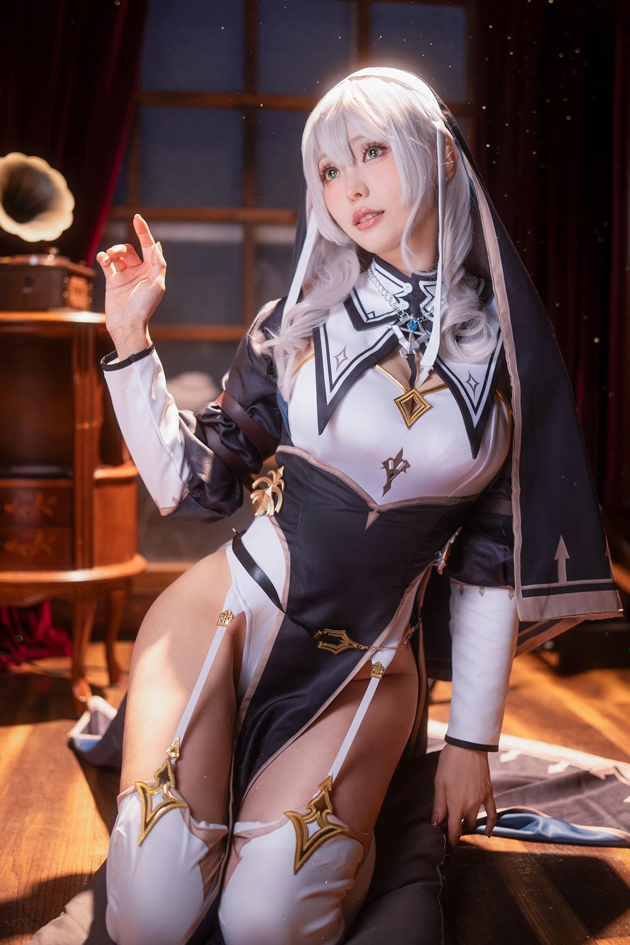 图片[20]-Ely_eee(ElyEE子)  – Shirogane noel~Nun[24P] – 速更版-美库