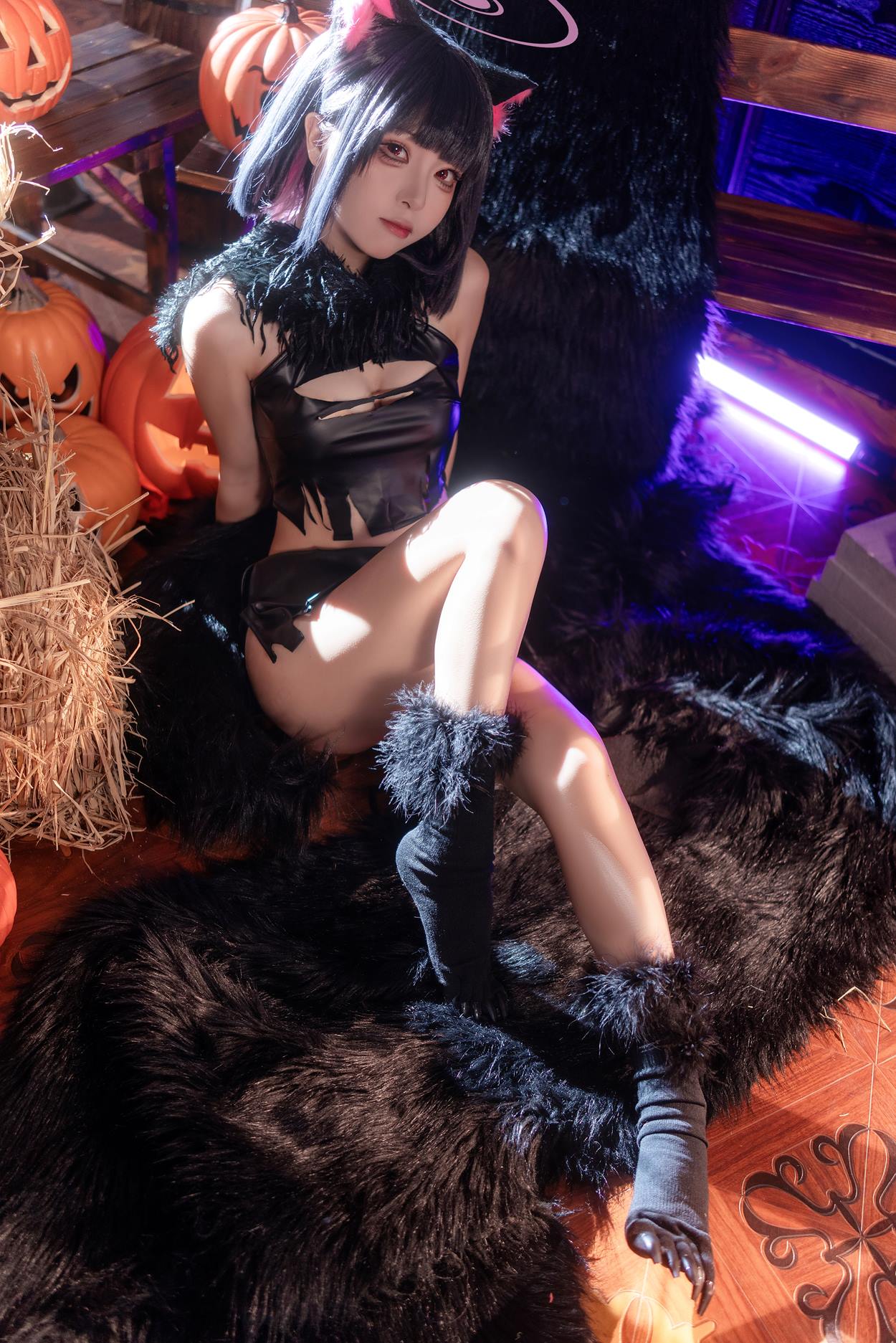 图片[25]-矢量鱼  – 和纱万圣节[24P] – 速更版-美库