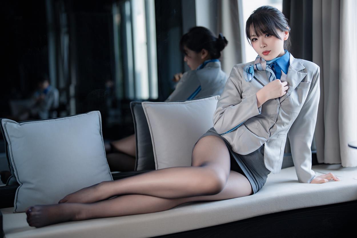 图片[21]-轩萧学姐 – 空姐室内黑丝[42P] – 速更版-美库