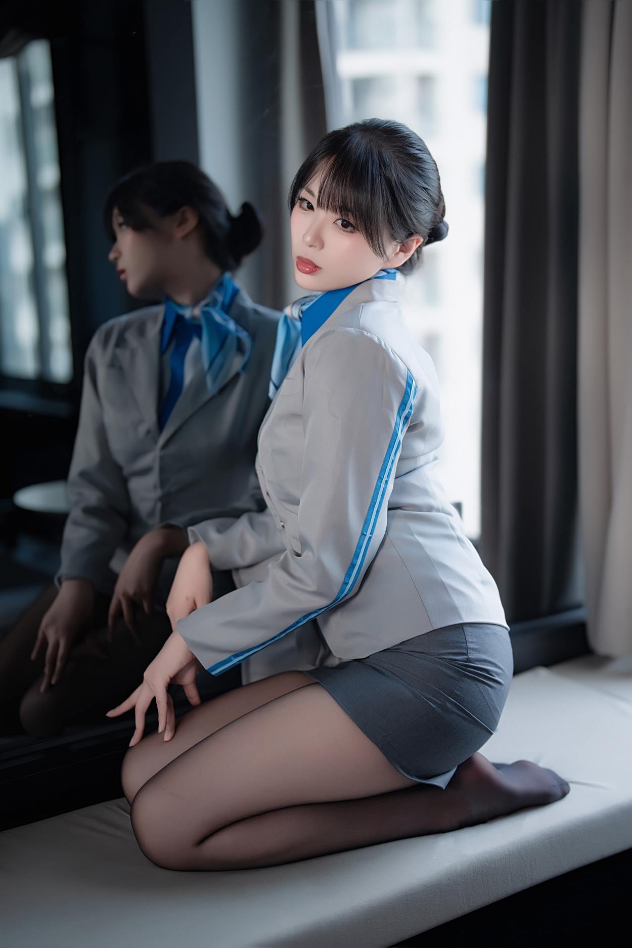 图片[29]-轩萧学姐 – 空姐室内黑丝[42P] – 速更版-美库