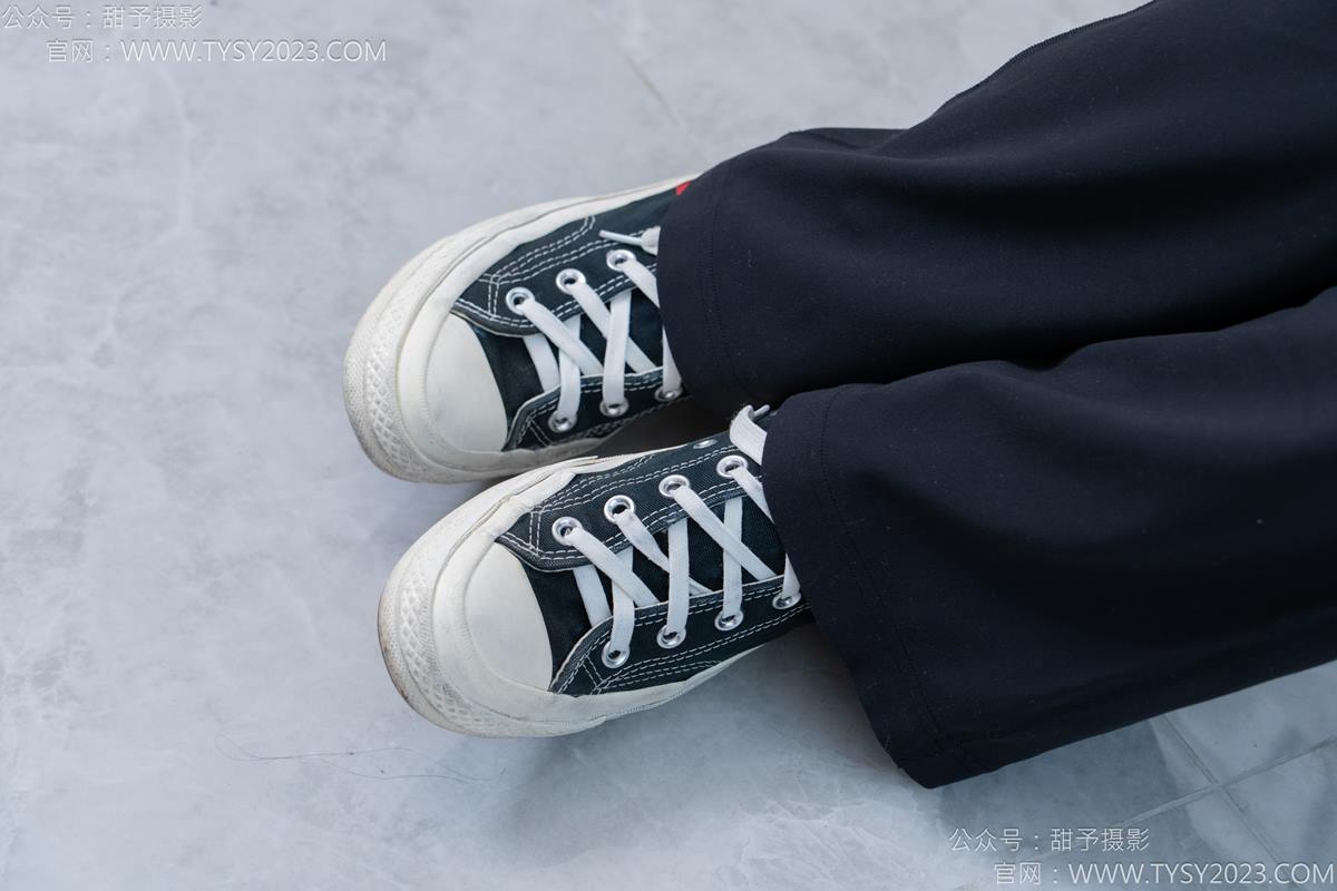 图片[73]-甜予摄影 NO.169 贝壳-帆布鞋、白棉袜、裸足[91P] – 速更版-美库