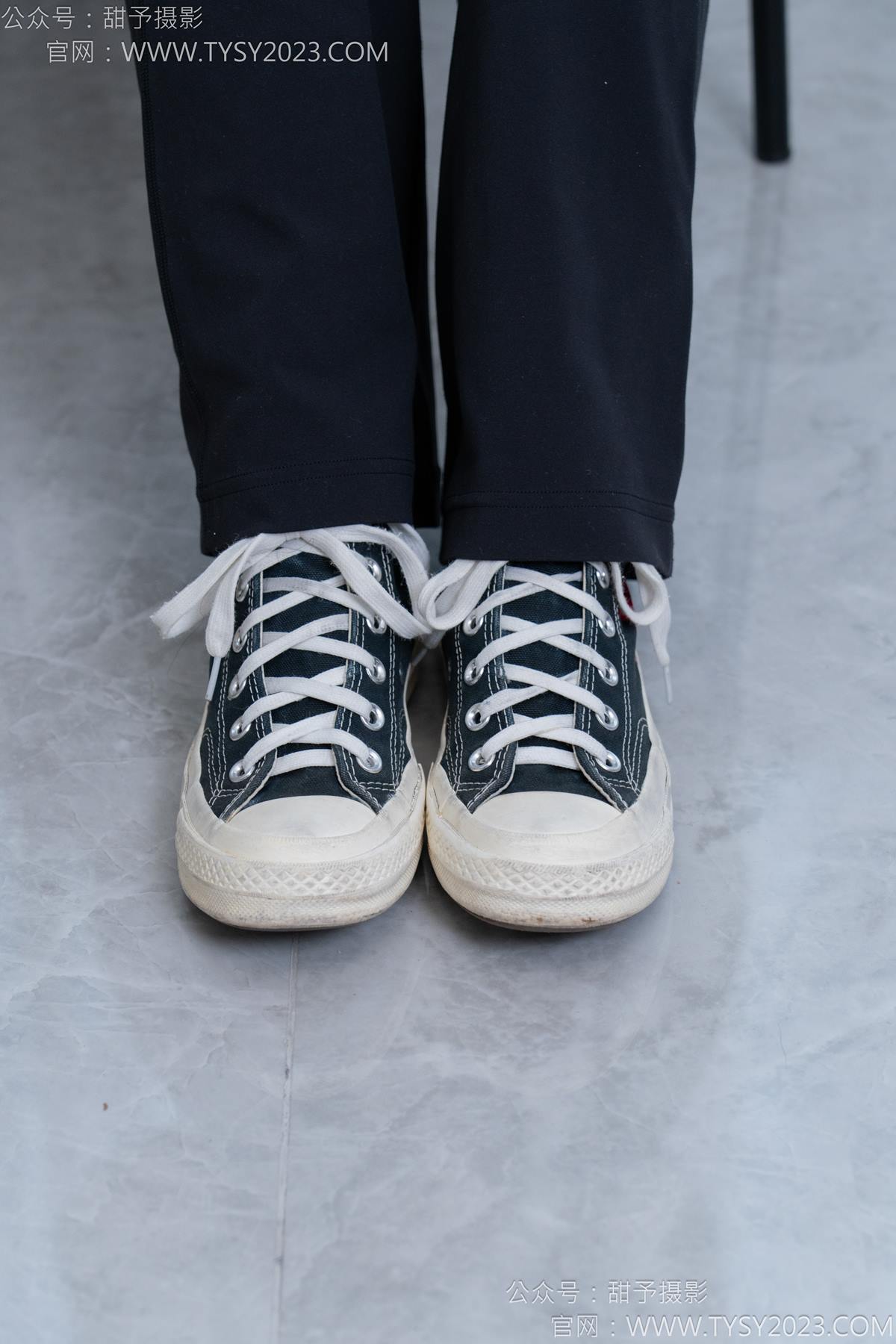图片[88]-甜予摄影 NO.169 贝壳-帆布鞋、白棉袜、裸足[91P] – 速更版-美库