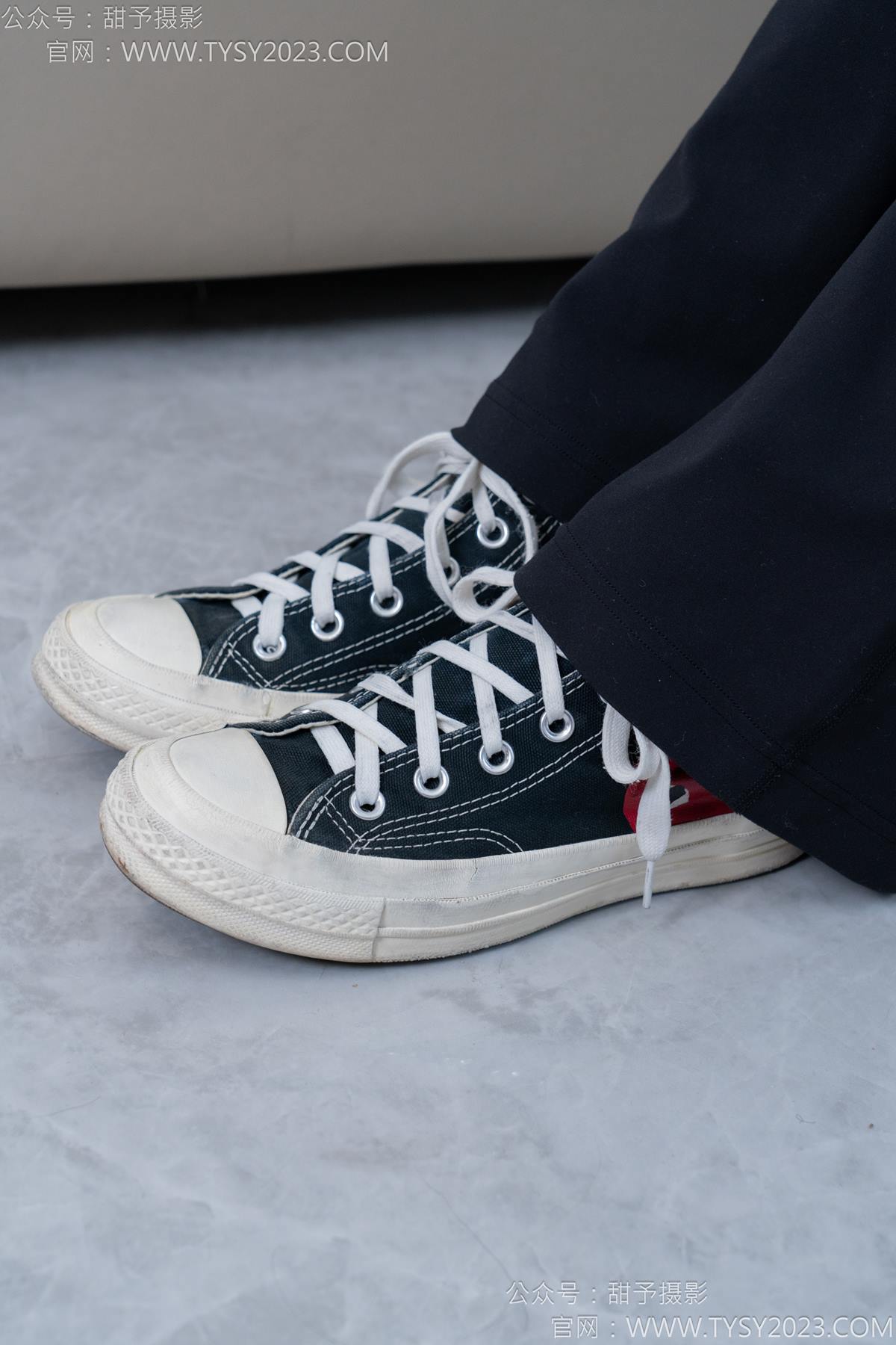 图片[89]-甜予摄影 NO.169 贝壳-帆布鞋、白棉袜、裸足[91P] – 速更版-美库