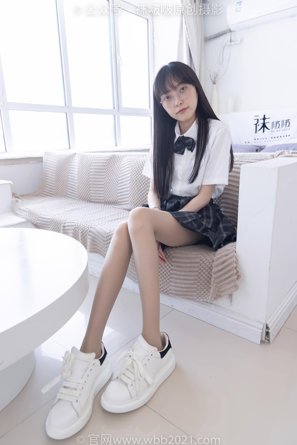 图片[94]-[BoBoSocks袜啵啵]NO.541 稚予-两双板鞋、薄灰丝、薄肉丝、jk制服[98P] – 速更版-美库