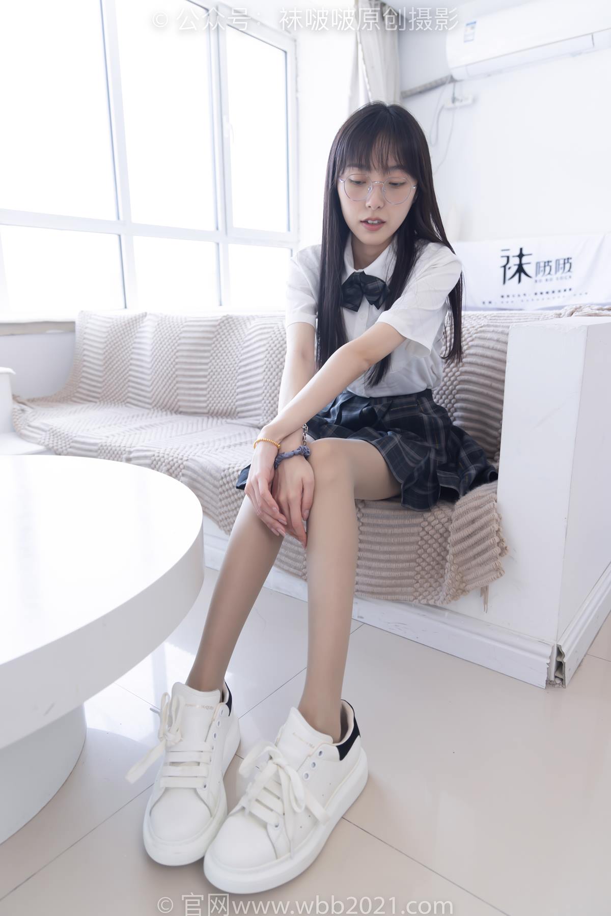 图片[96]-[BoBoSocks袜啵啵]NO.541 稚予-两双板鞋、薄灰丝、薄肉丝、jk制服[98P] – 速更版-美库