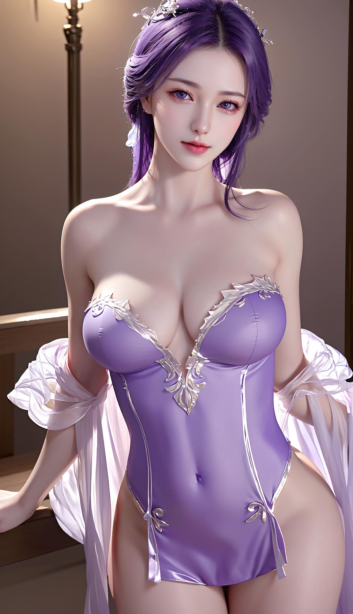 图片[22]-AI 绘画 613 云曦紫[21P] – 速更版-美库