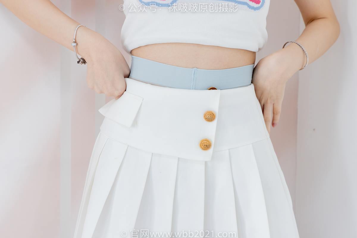 图片[86]-[BoBoSocks袜啵啵]NO.543 小甜豆 高跟鞋、油亮淡蓝丝、腰丝[150P] – 速更版-美库