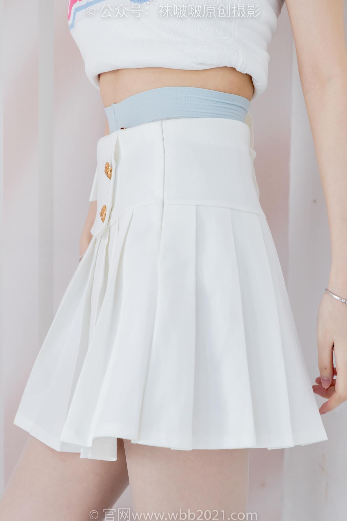 图片[89]-[BoBoSocks袜啵啵]NO.543 小甜豆 高跟鞋、油亮淡蓝丝、腰丝[150P] – 速更版-美库