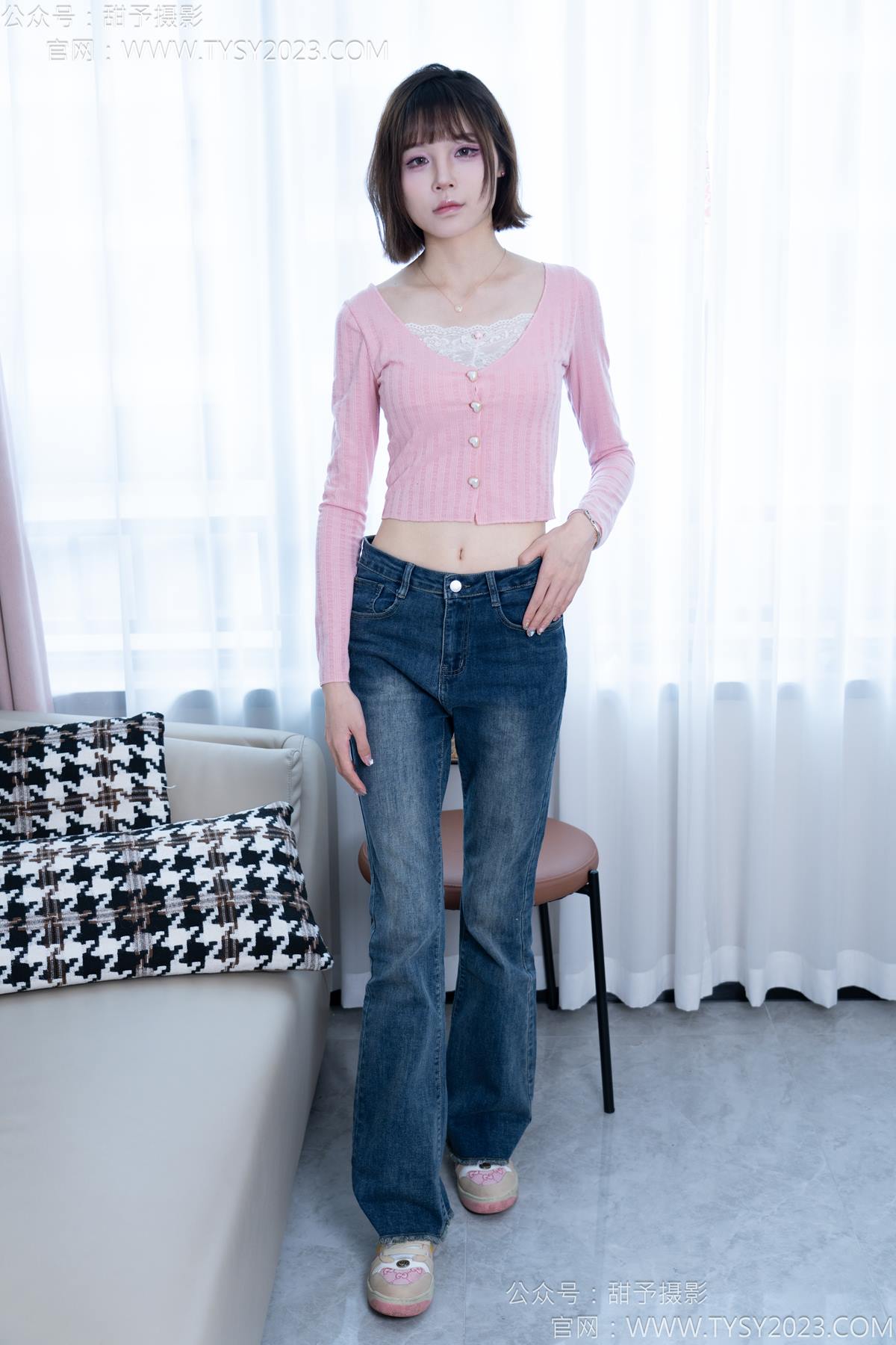 图片[98]-甜予摄影 NO.170 珞珞-板鞋、白棉袜、裸足[98P] – 速更版-美库