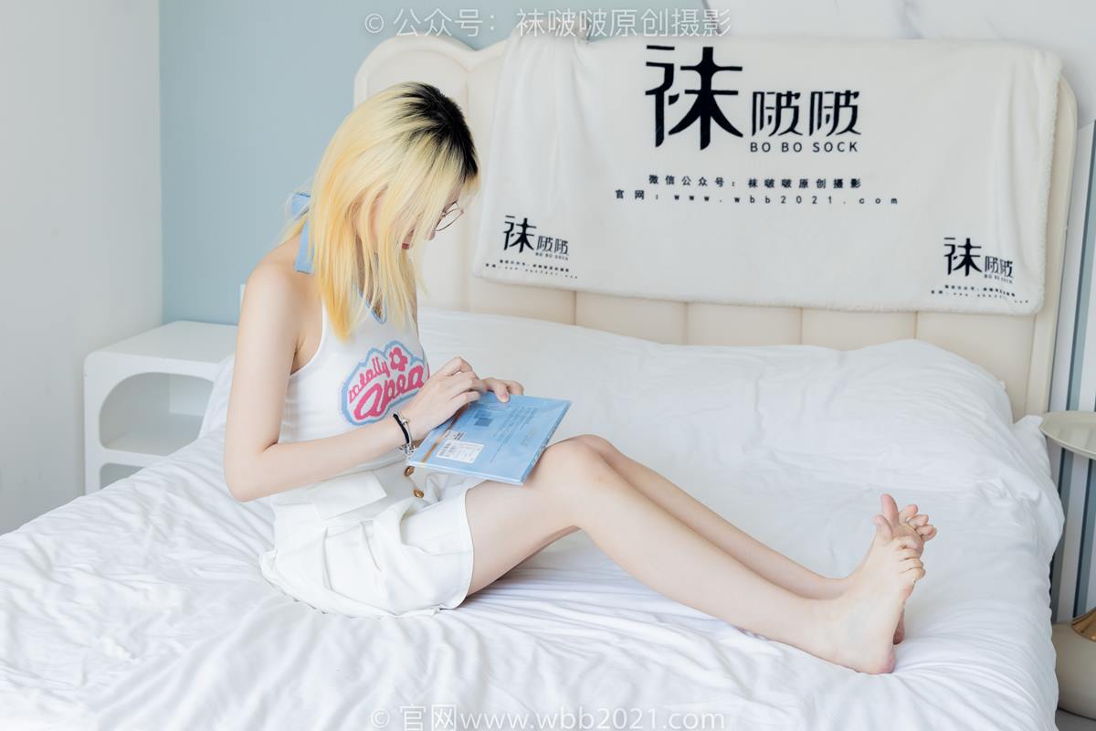 图片[140]-[BoBoSocks袜啵啵]NO.543 小甜豆 高跟鞋、油亮淡蓝丝、腰丝[150P] – 速更版-美库
