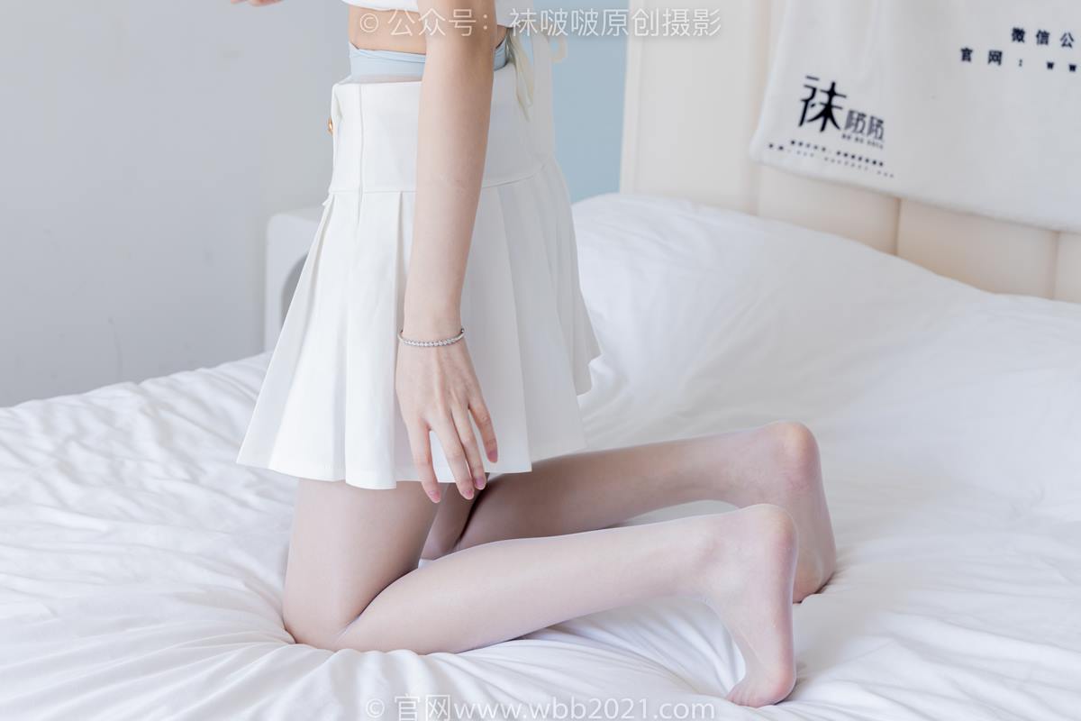 图片[148]-[BoBoSocks袜啵啵]NO.543 小甜豆 高跟鞋、油亮淡蓝丝、腰丝[150P] – 速更版-美库