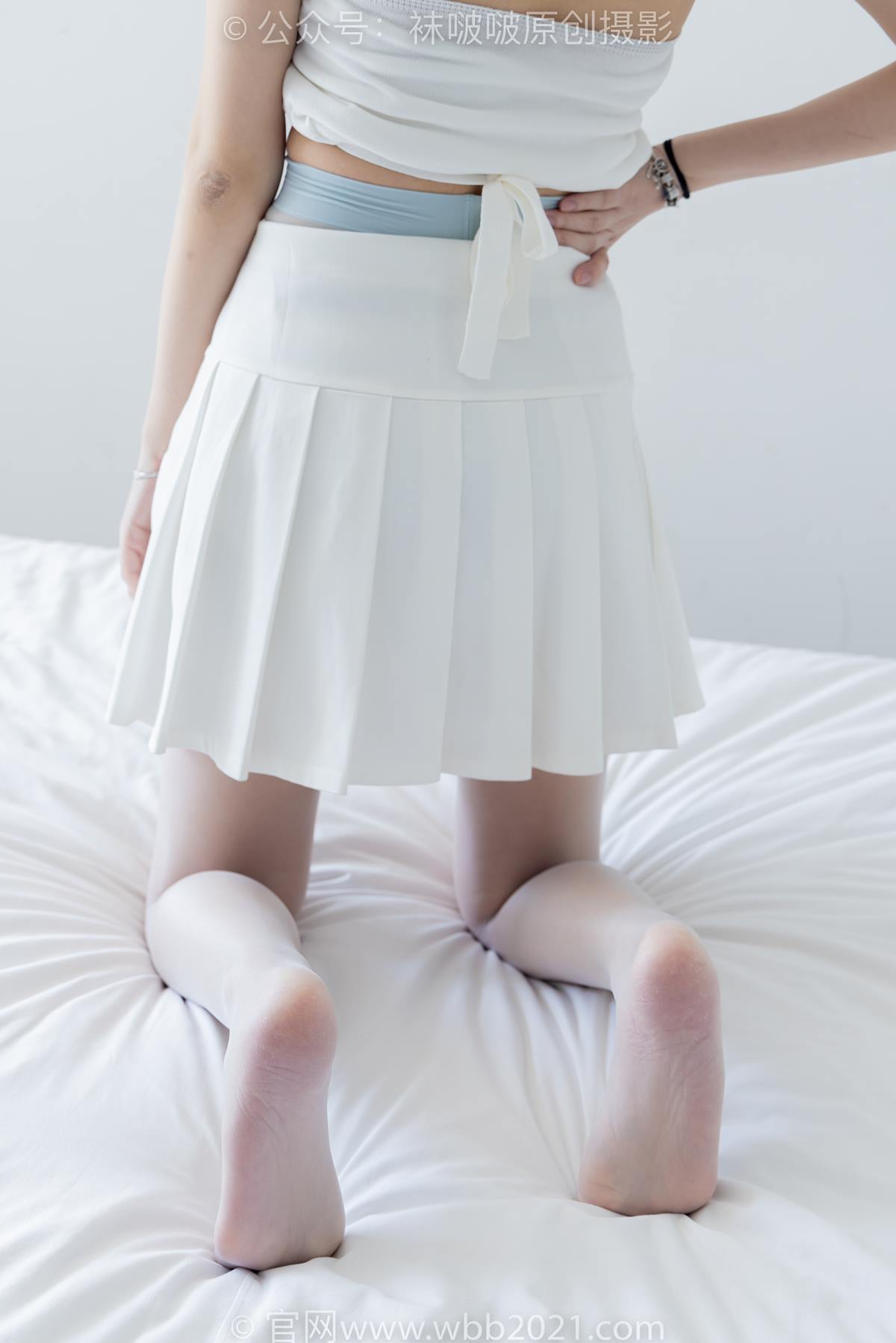 图片[149]-[BoBoSocks袜啵啵]NO.543 小甜豆 高跟鞋、油亮淡蓝丝、腰丝[150P] – 速更版-美库