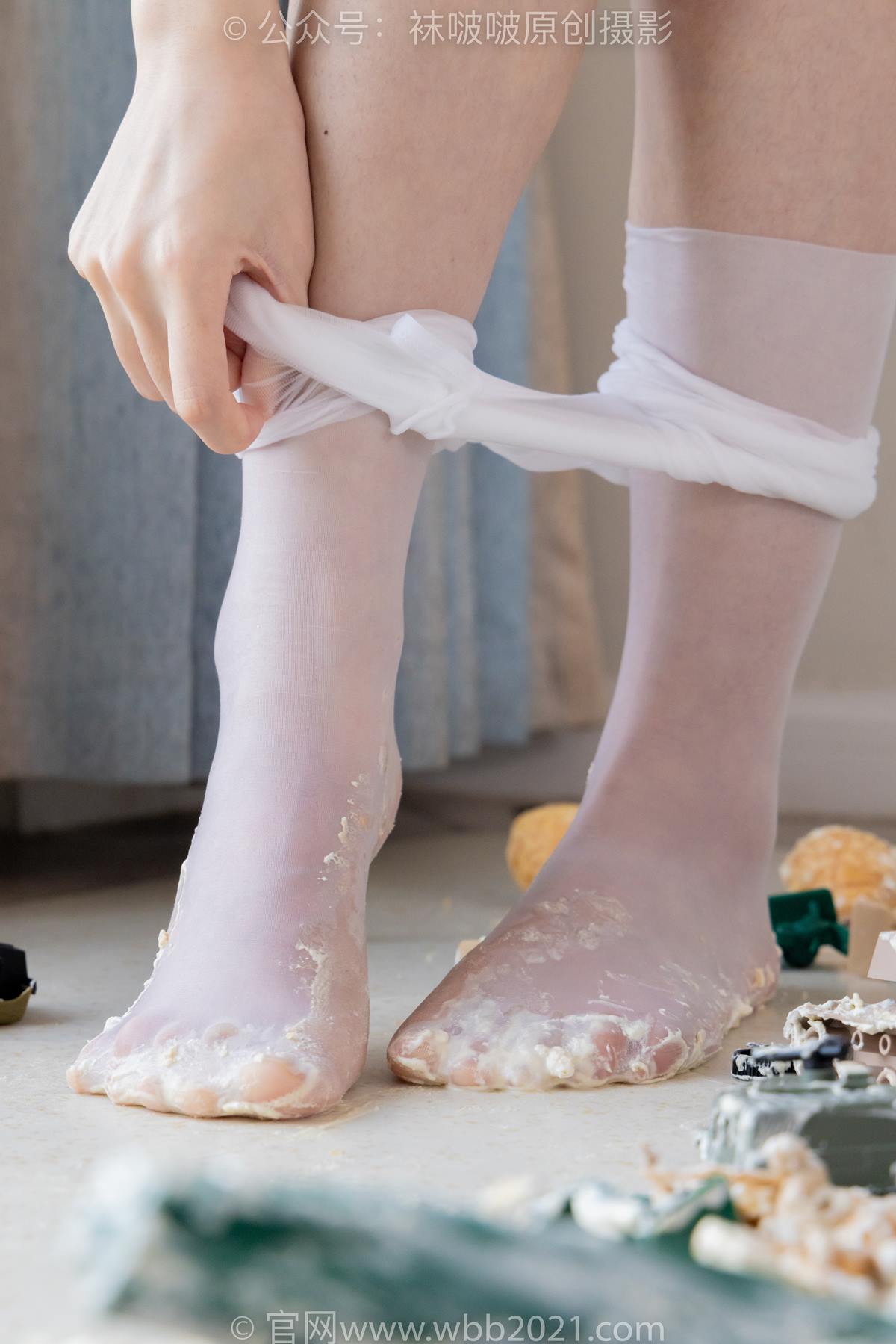 图片[134]-[BoBoSocks袜啵啵]NO.544 甜甜圈-高跟鞋、油亮薄白丝、裸足、踩小人和奶油泡芙剧情[140P] – 速更版-美库