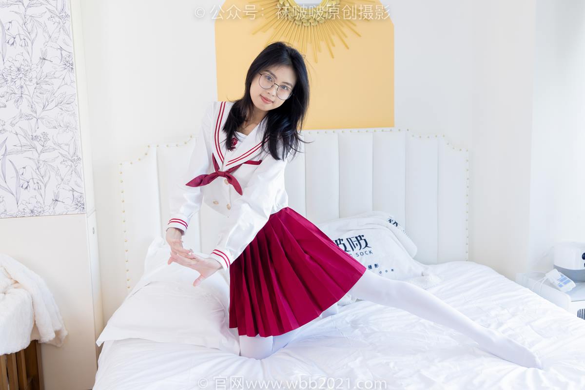 图片[92]-[BoBoSocks袜啵啵]NO.545 奶油-白色马丁靴、厚白丝、jk制服、瑜伽动作时用老头乐挠脚剧情[104P] – 速更版-美库