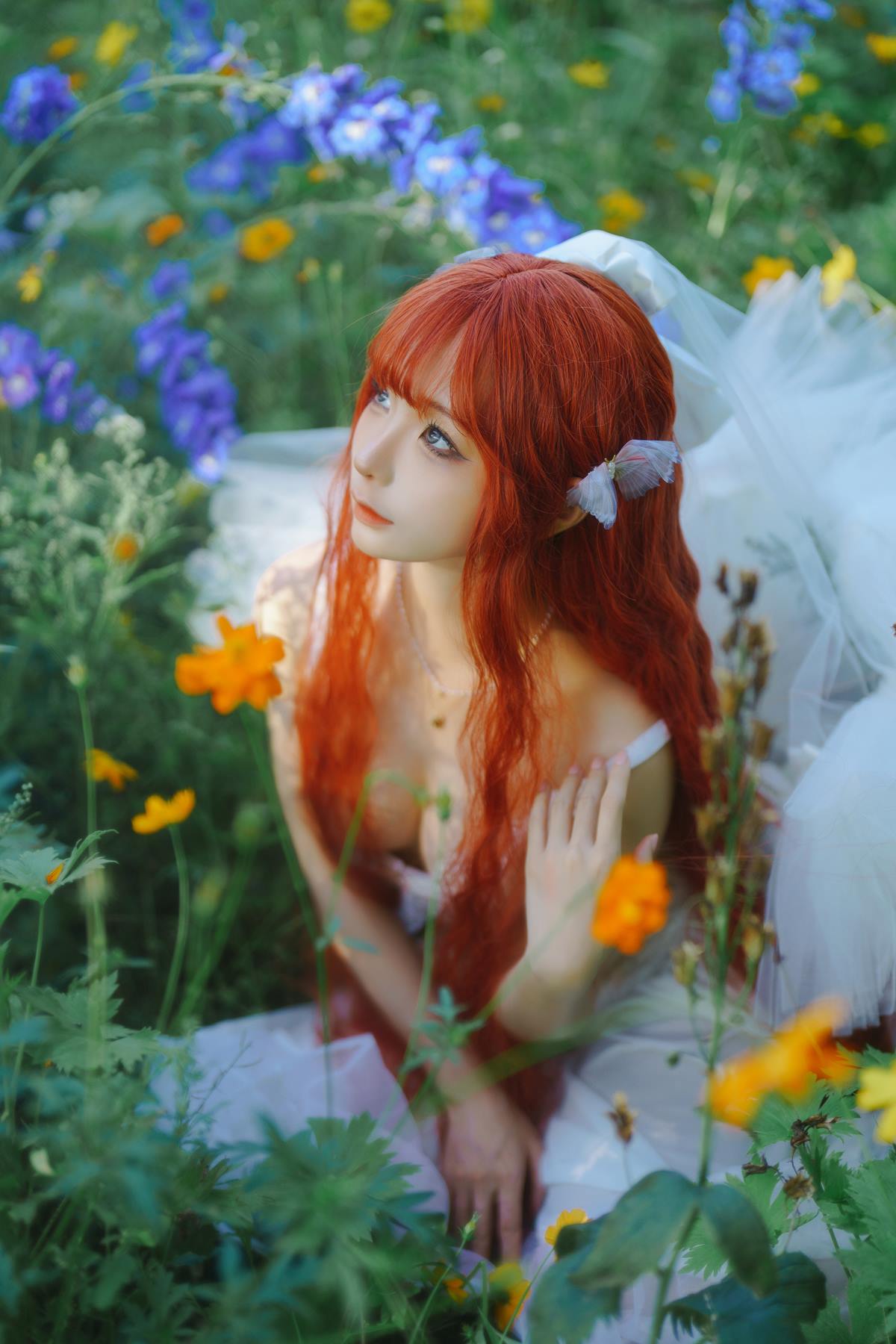 图片[20]-蠢沫沫 – 花丛婚纱[67P] – 速更版-美库