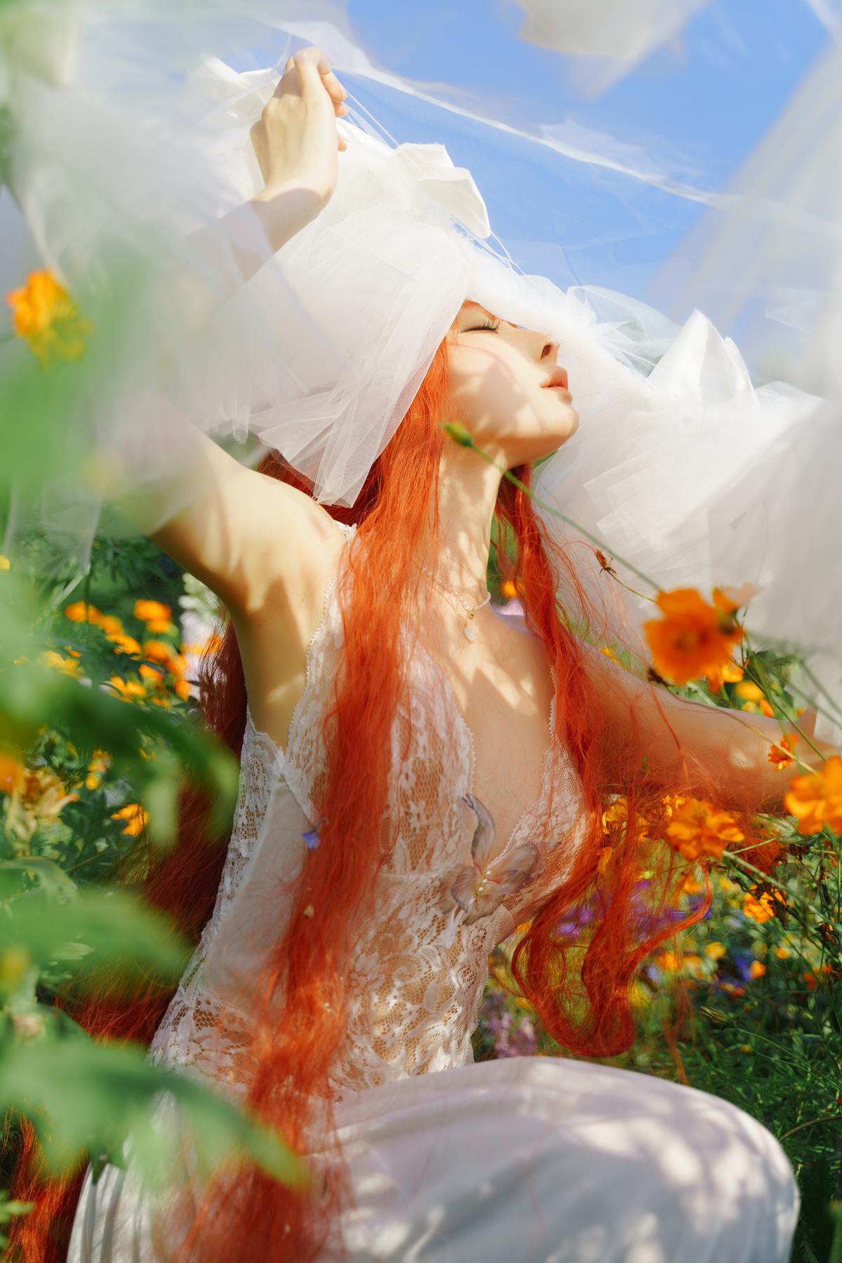 图片[23]-蠢沫沫 – 花丛婚纱[67P] – 速更版-美库