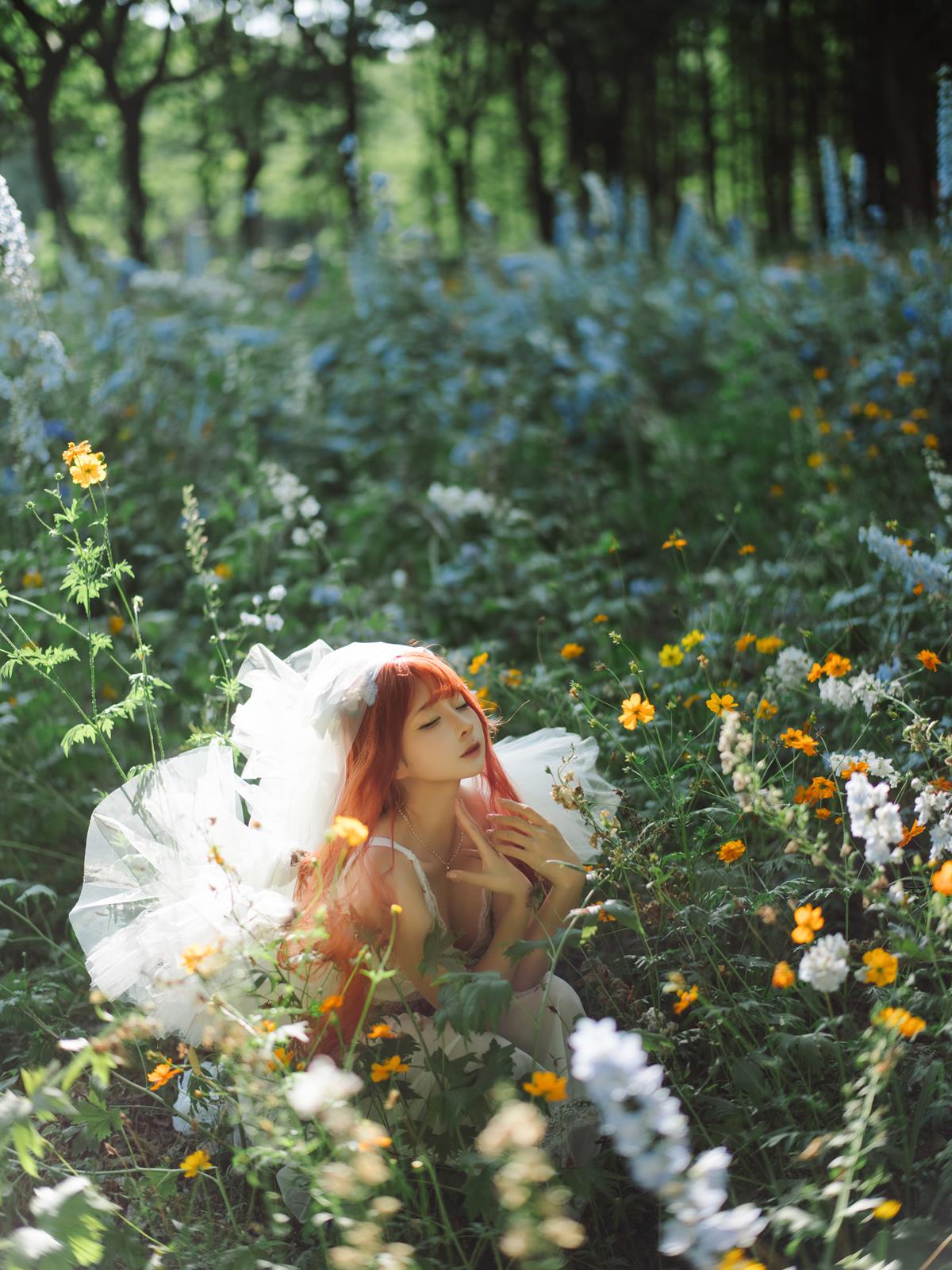 图片[46]-蠢沫沫 – 花丛婚纱[67P] – 速更版-美库