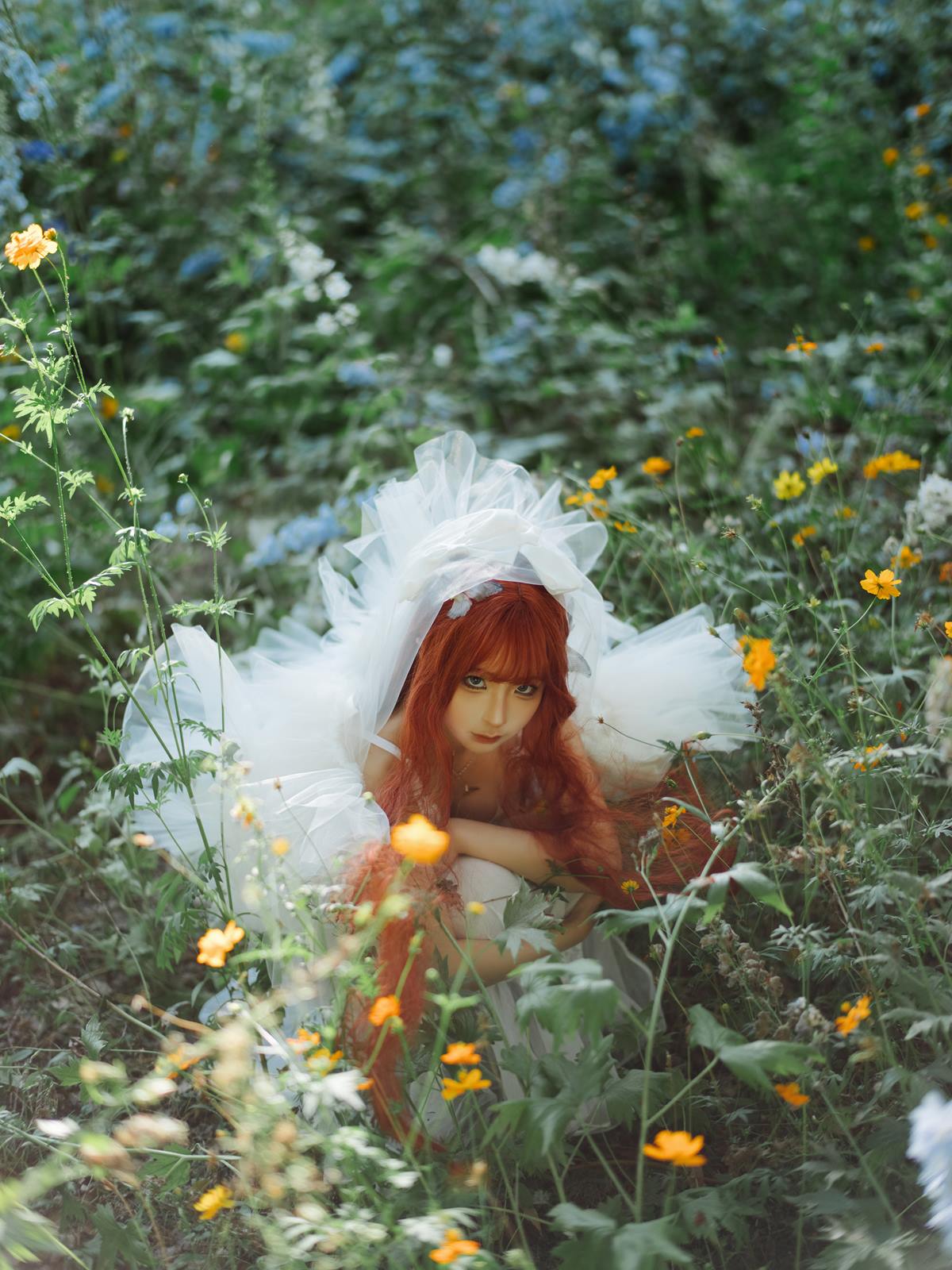 图片[47]-蠢沫沫 – 花丛婚纱[67P] – 速更版-美库