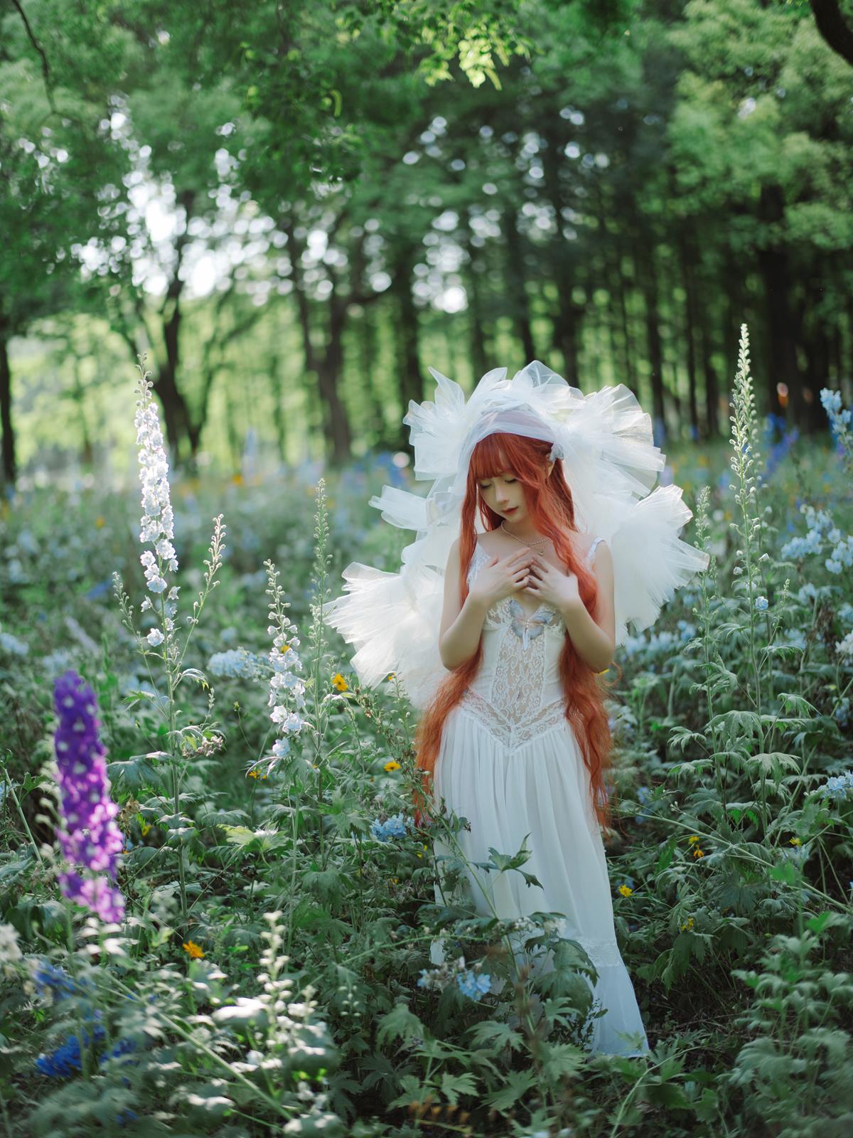 图片[48]-蠢沫沫 – 花丛婚纱[67P] – 速更版-美库