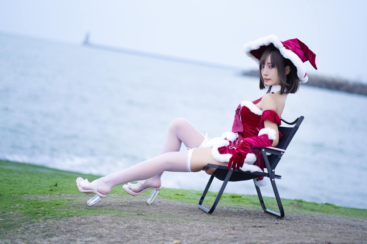 图片[16]-三水子  圣诞小裙子[47P] – 速更版-美库