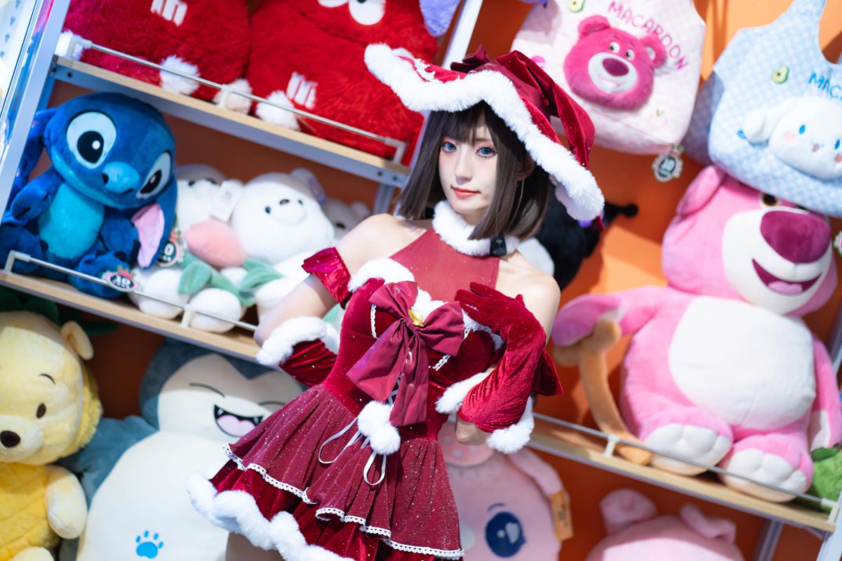 图片[32]-三水子  圣诞小裙子[47P] – 速更版-美库