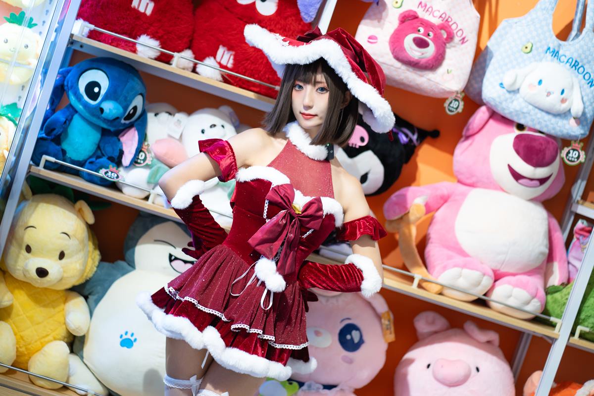 图片[33]-三水子  圣诞小裙子[47P] – 速更版-美库