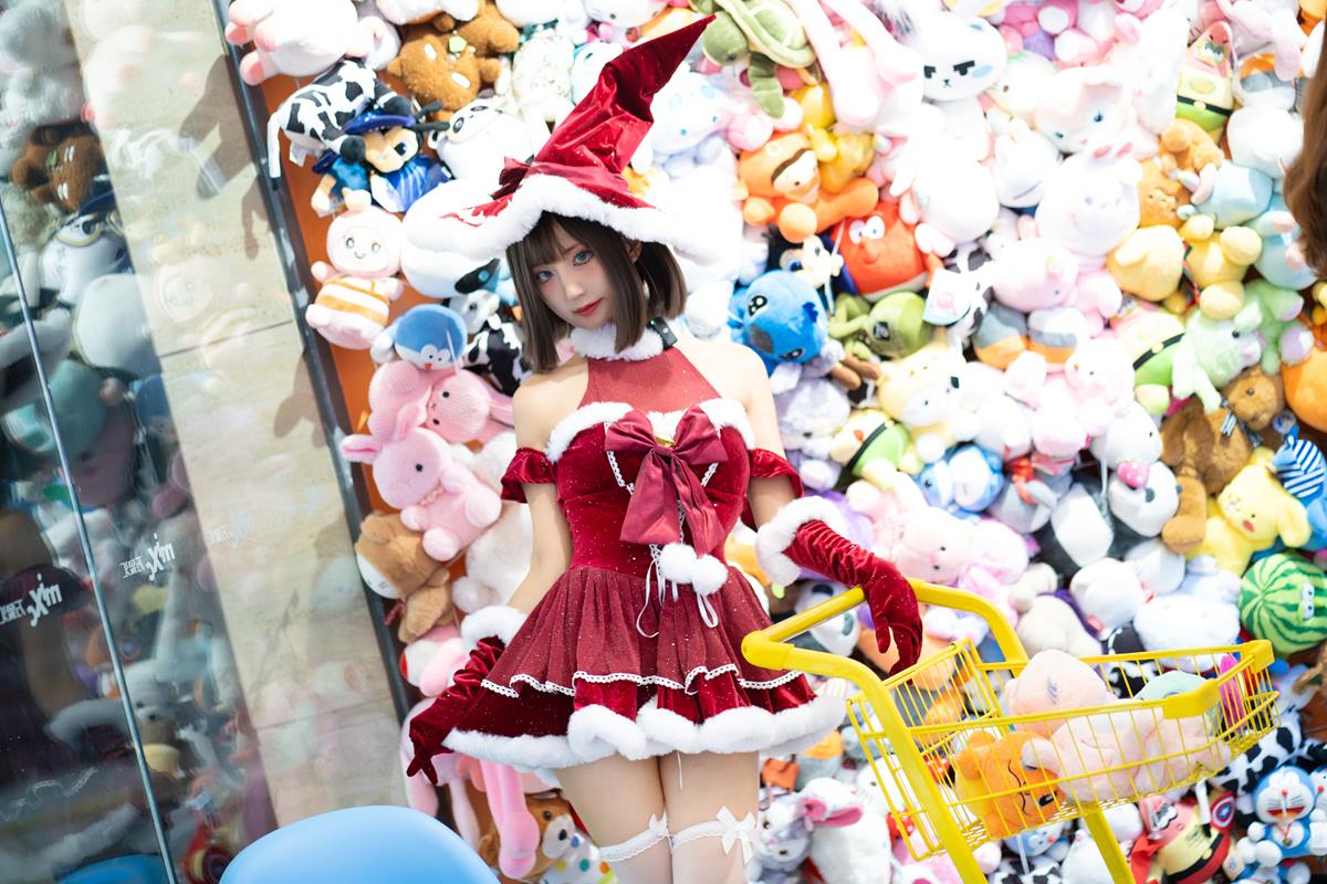 图片[36]-三水子  圣诞小裙子[47P] – 速更版-美库