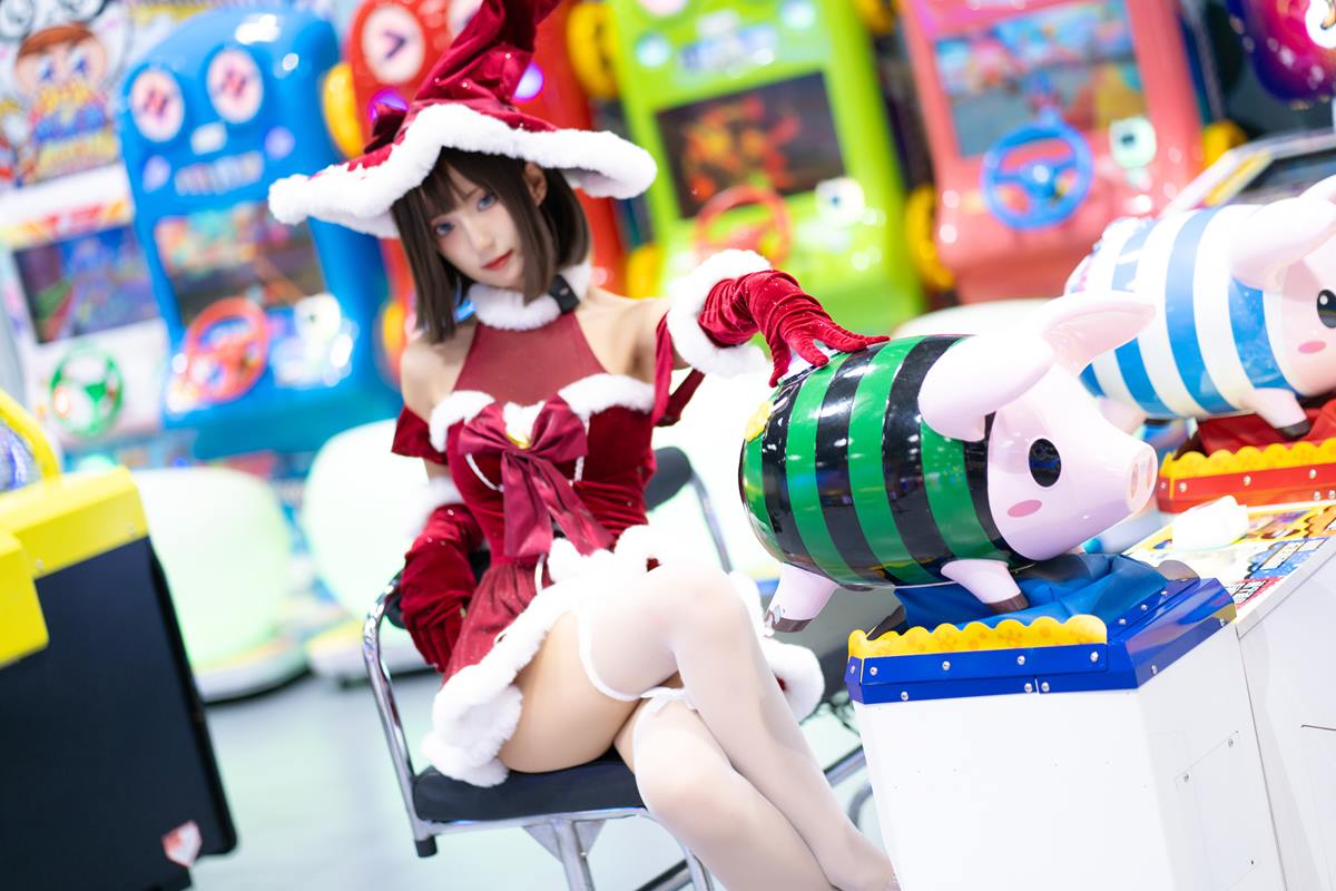 图片[39]-三水子  圣诞小裙子[47P] – 速更版-美库