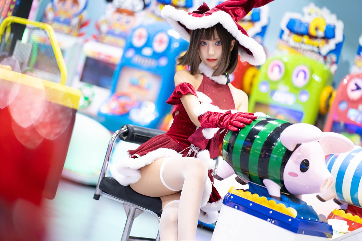 图片[40]-三水子  圣诞小裙子[47P] – 速更版-美库