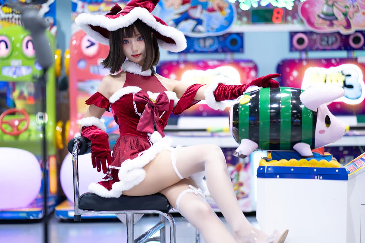 图片[41]-三水子  圣诞小裙子[47P] – 速更版-美库