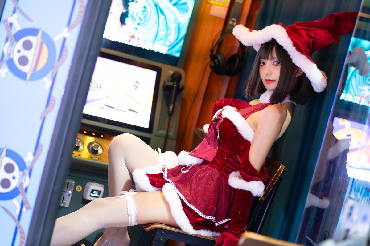 图片[42]-三水子  圣诞小裙子[47P] – 速更版-美库