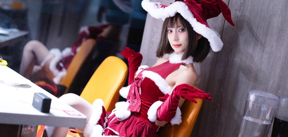 图片[45]-三水子  圣诞小裙子[47P] – 速更版-美库