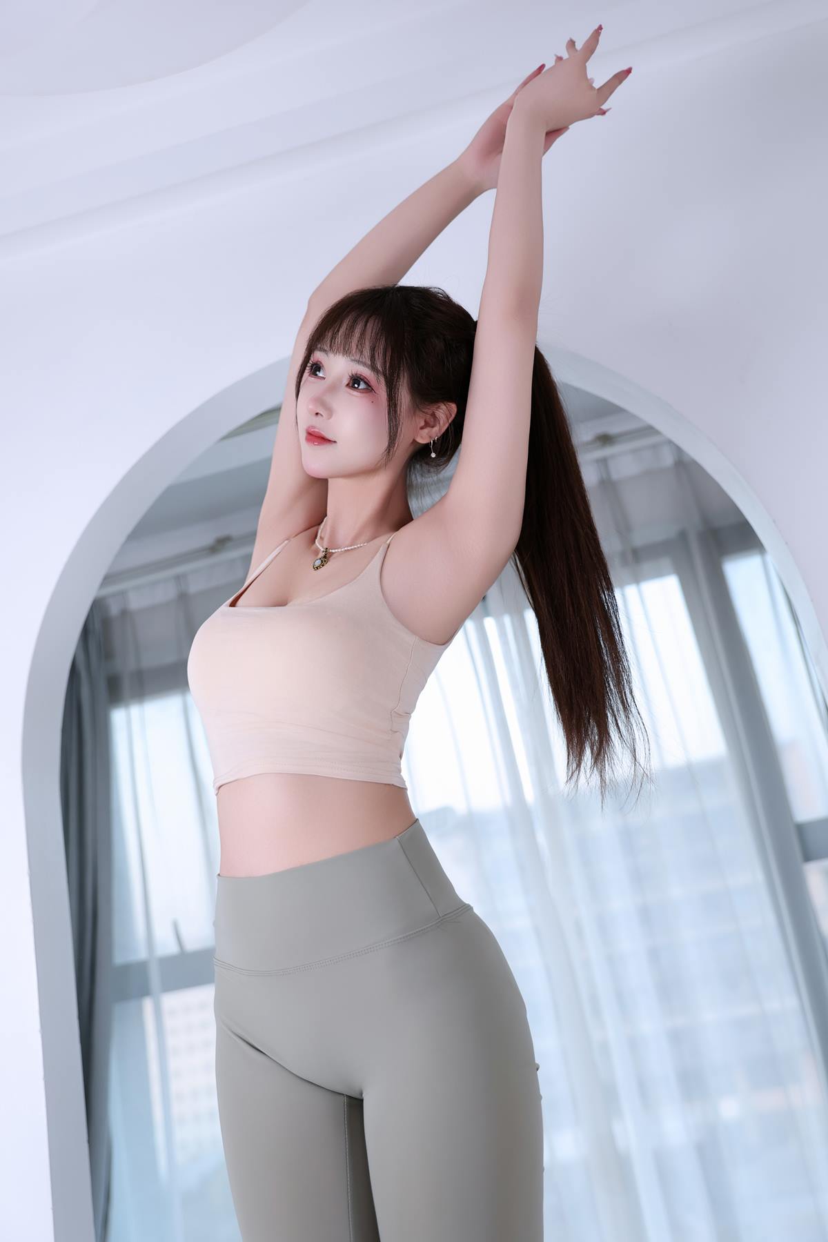 图片[23]-羽生三未图集 – 瑜伽姐姐[42P] – 速更版-美库