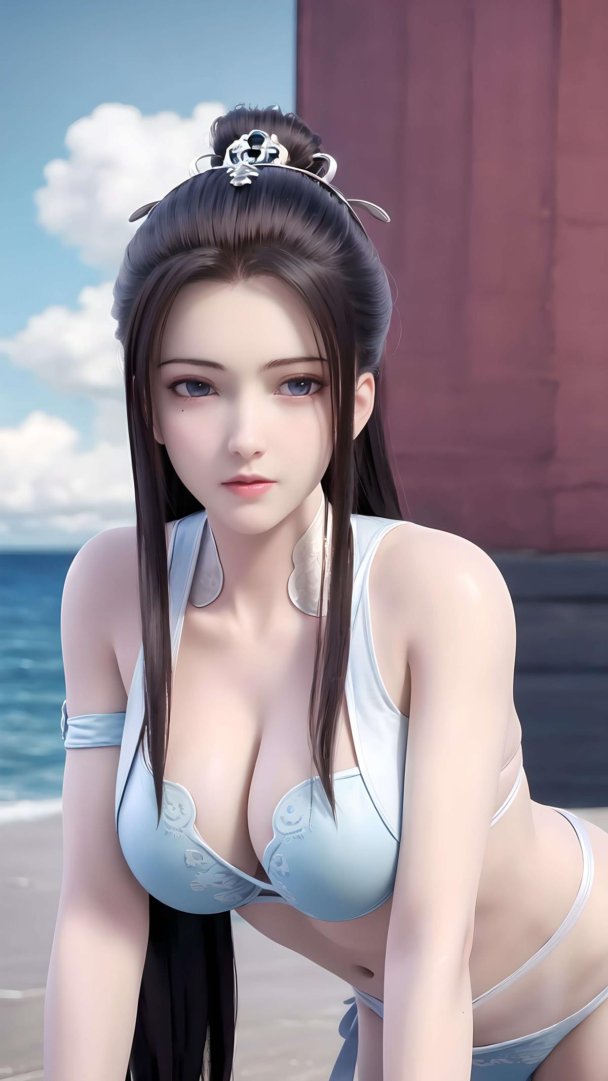 图片[34]-AI绘画 614 国漫女主 [137P] – 速更版-美库