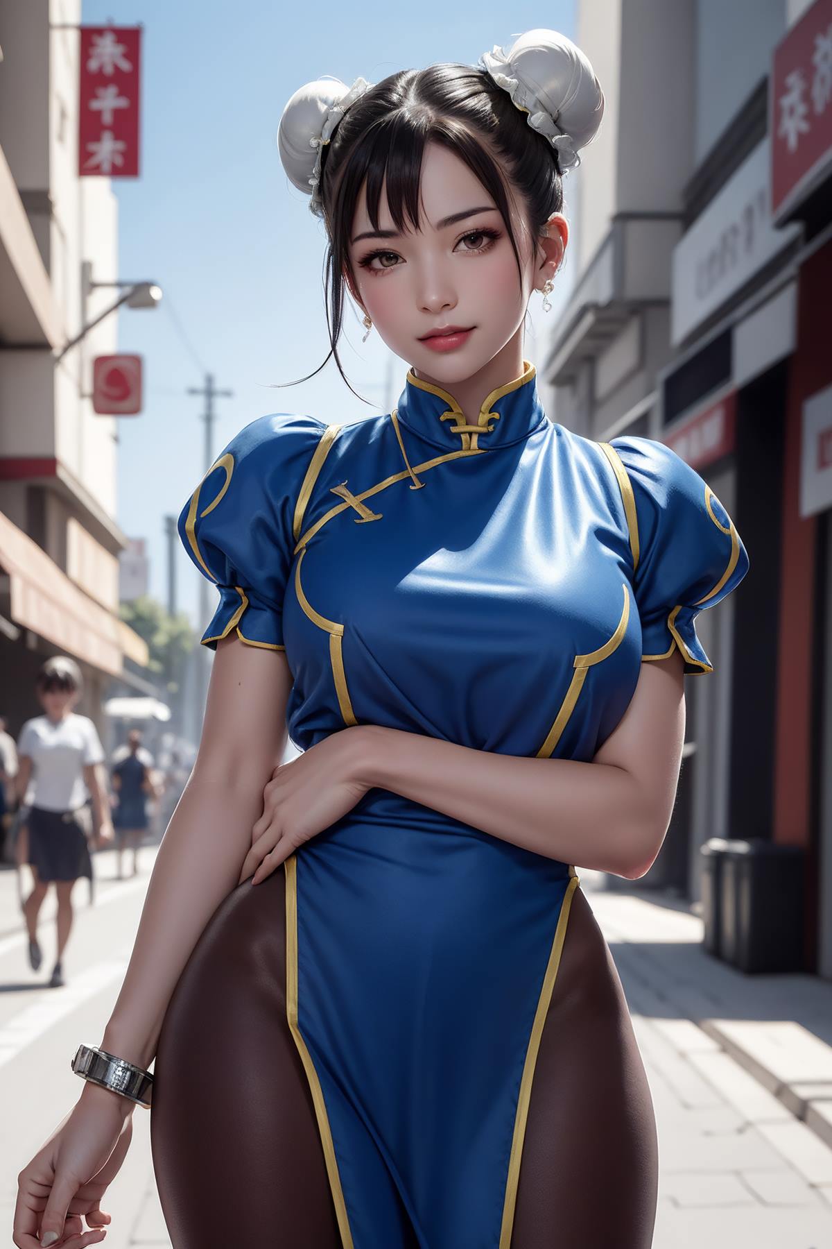 图片[29]-AI绘画 617 街头霸王：杏感女神春丽情趣旗袍紧身衣[94P] – 速更版-美库