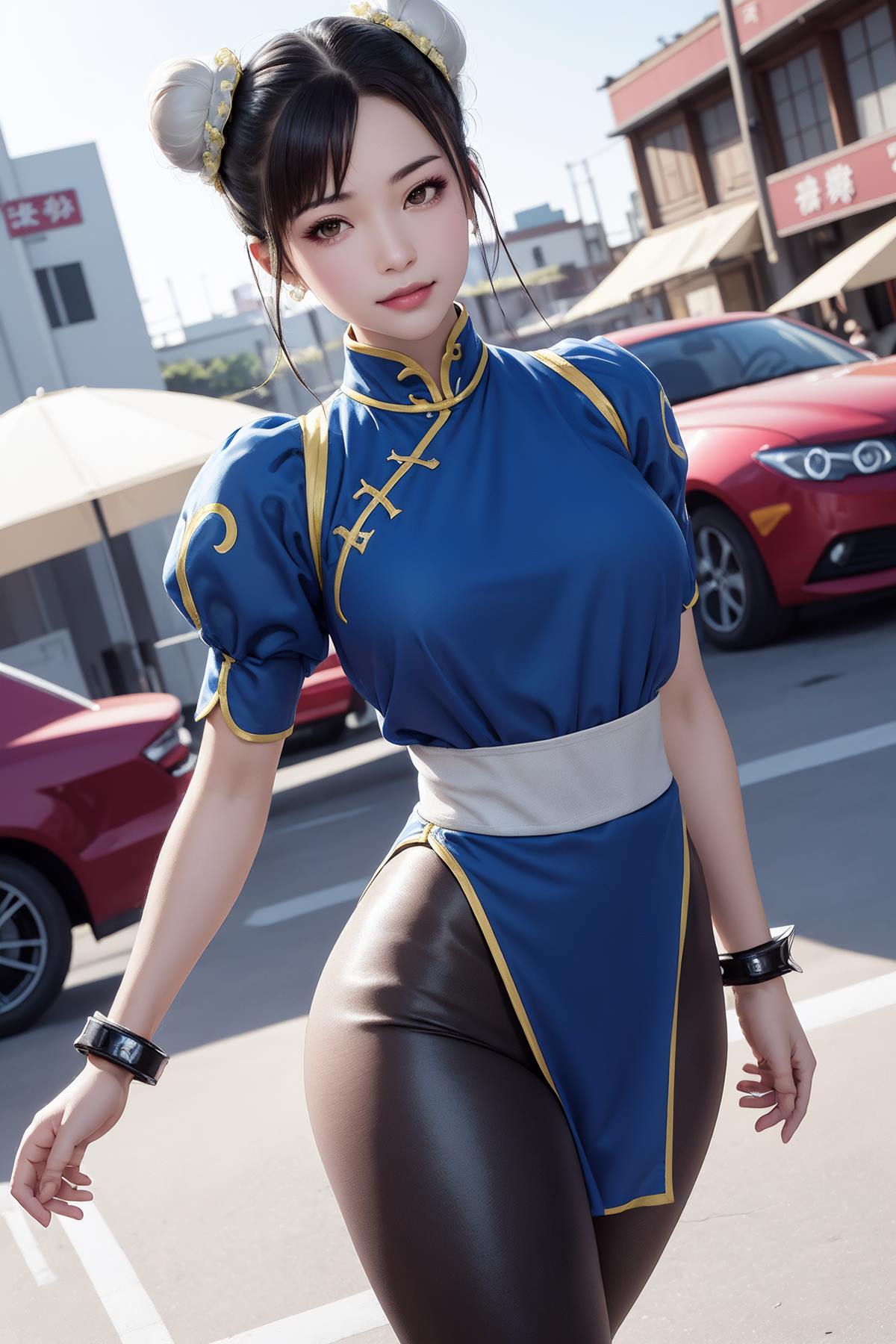 图片[31]-AI绘画 617 街头霸王：杏感女神春丽情趣旗袍紧身衣[94P] – 速更版-美库