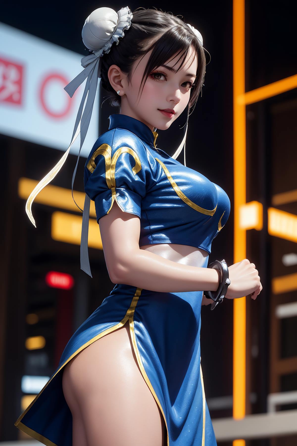 图片[33]-AI绘画 617 街头霸王：杏感女神春丽情趣旗袍紧身衣[94P] – 速更版-美库