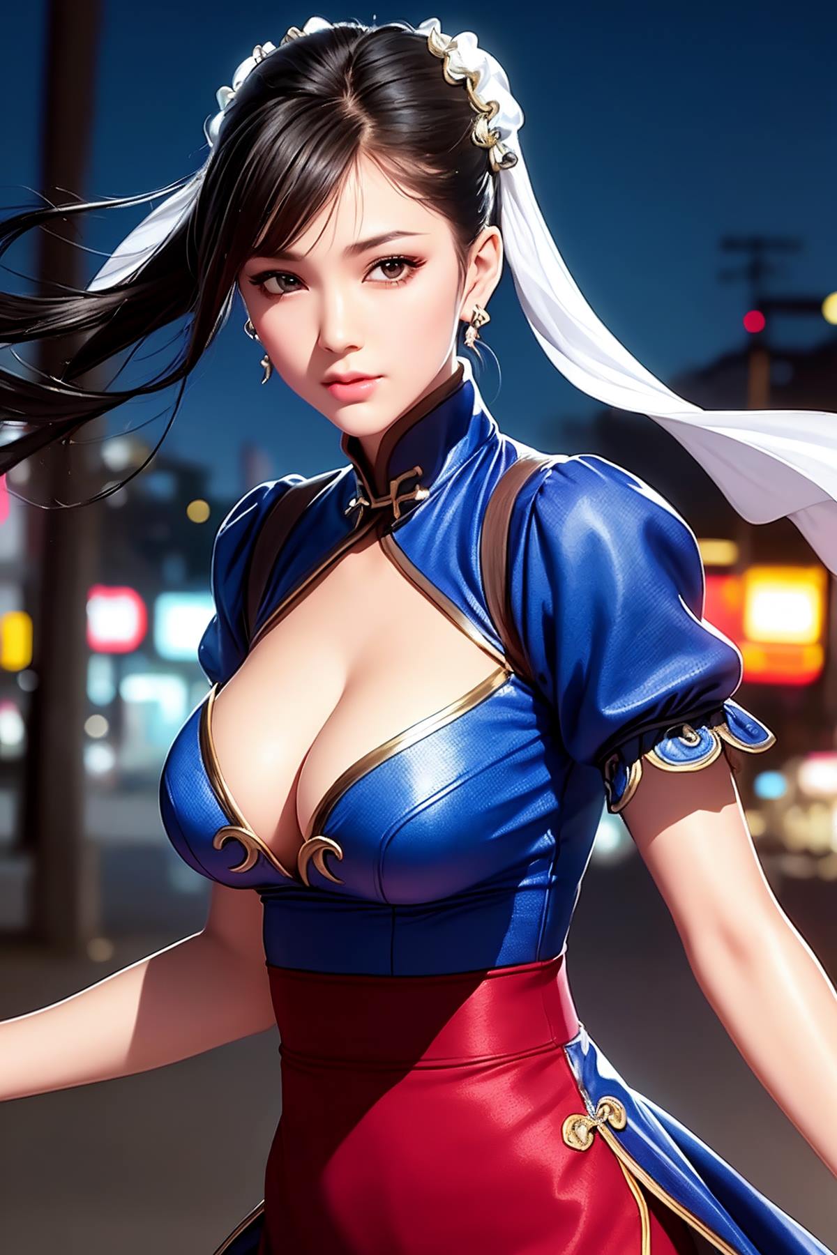 图片[88]-AI绘画 617 街头霸王：杏感女神春丽情趣旗袍紧身衣[94P] – 速更版-美库