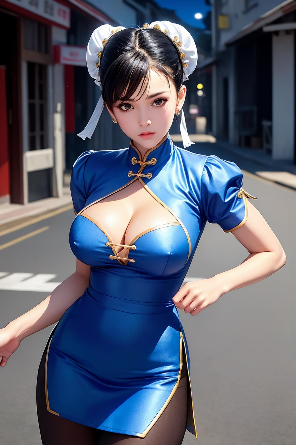 图片[90]-AI绘画 617 街头霸王：杏感女神春丽情趣旗袍紧身衣[94P] – 速更版-美库