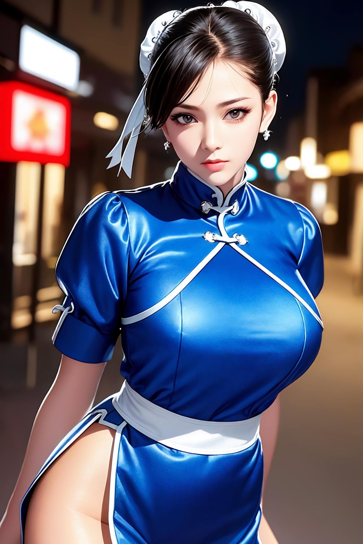 图片[94]-AI绘画 617 街头霸王：杏感女神春丽情趣旗袍紧身衣[94P] – 速更版-美库