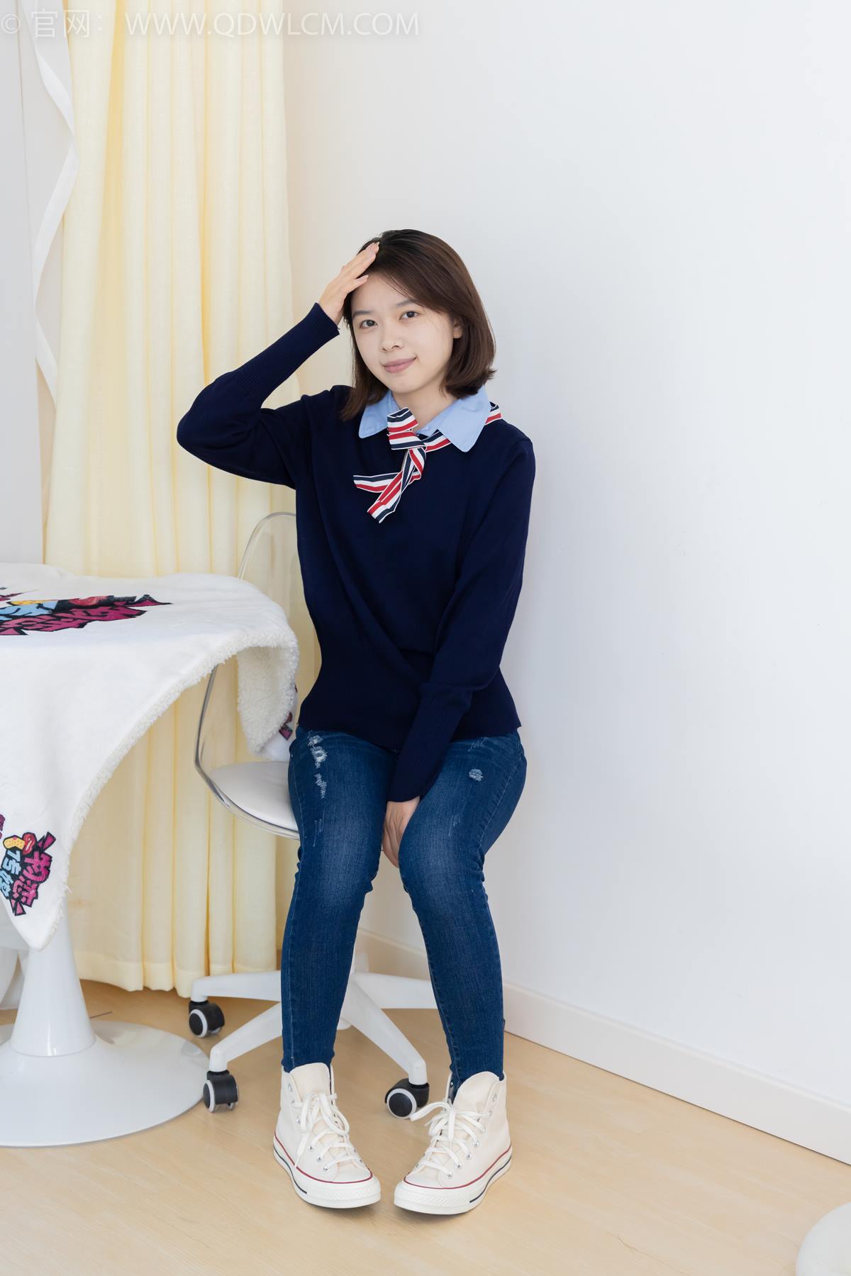 图片[19]-物恋传媒 NO.2354 小悦-帆布鞋、白棉袜、裸足[110P] – 速更版-美库