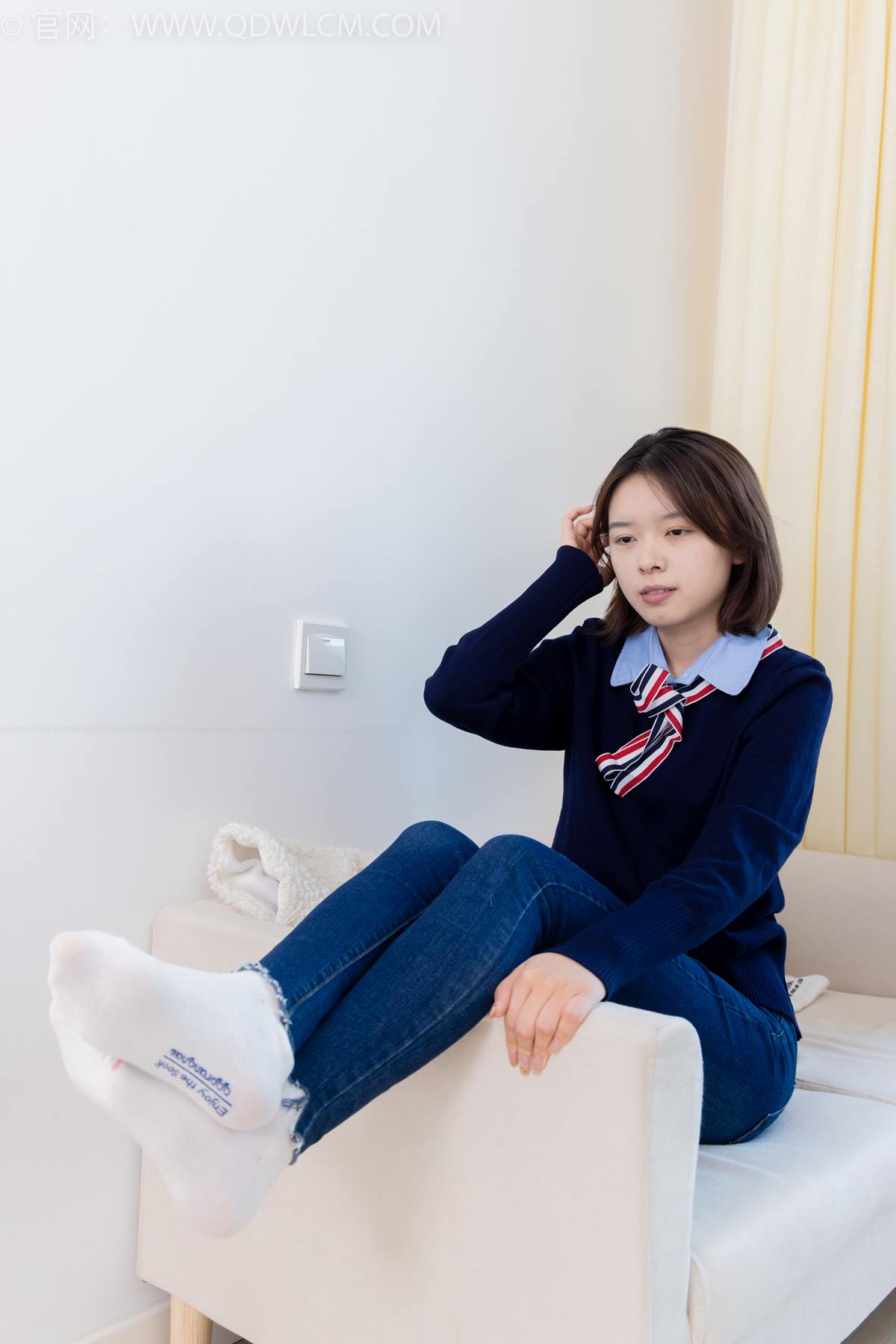 图片[44]-物恋传媒 NO.2354 小悦-帆布鞋、白棉袜、裸足[110P] – 速更版-美库