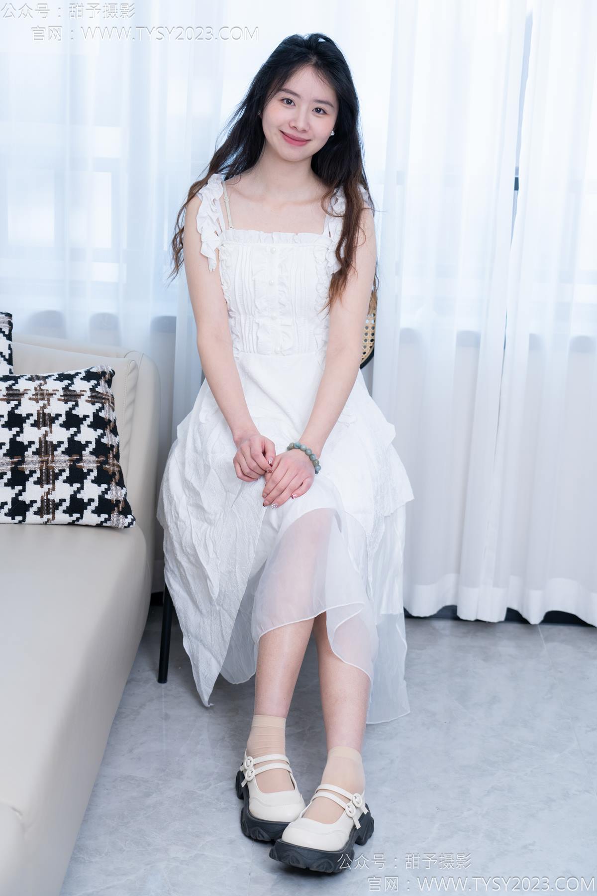 图片[21]-甜予摄影 NO.172 知知-皮鞋、短肉丝、裸足[130P] – 速更版-美库