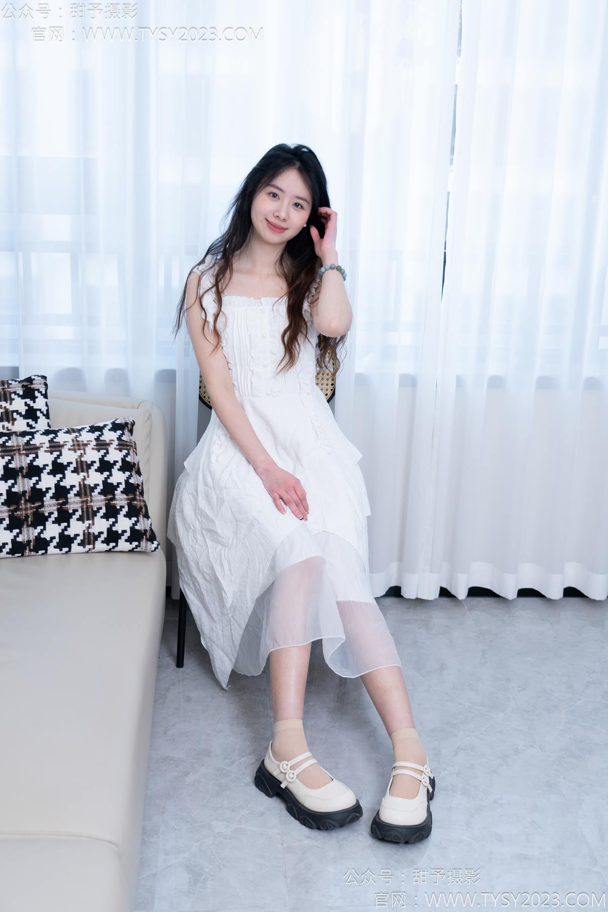 图片[27]-甜予摄影 NO.172 知知-皮鞋、短肉丝、裸足[130P] – 速更版-美库